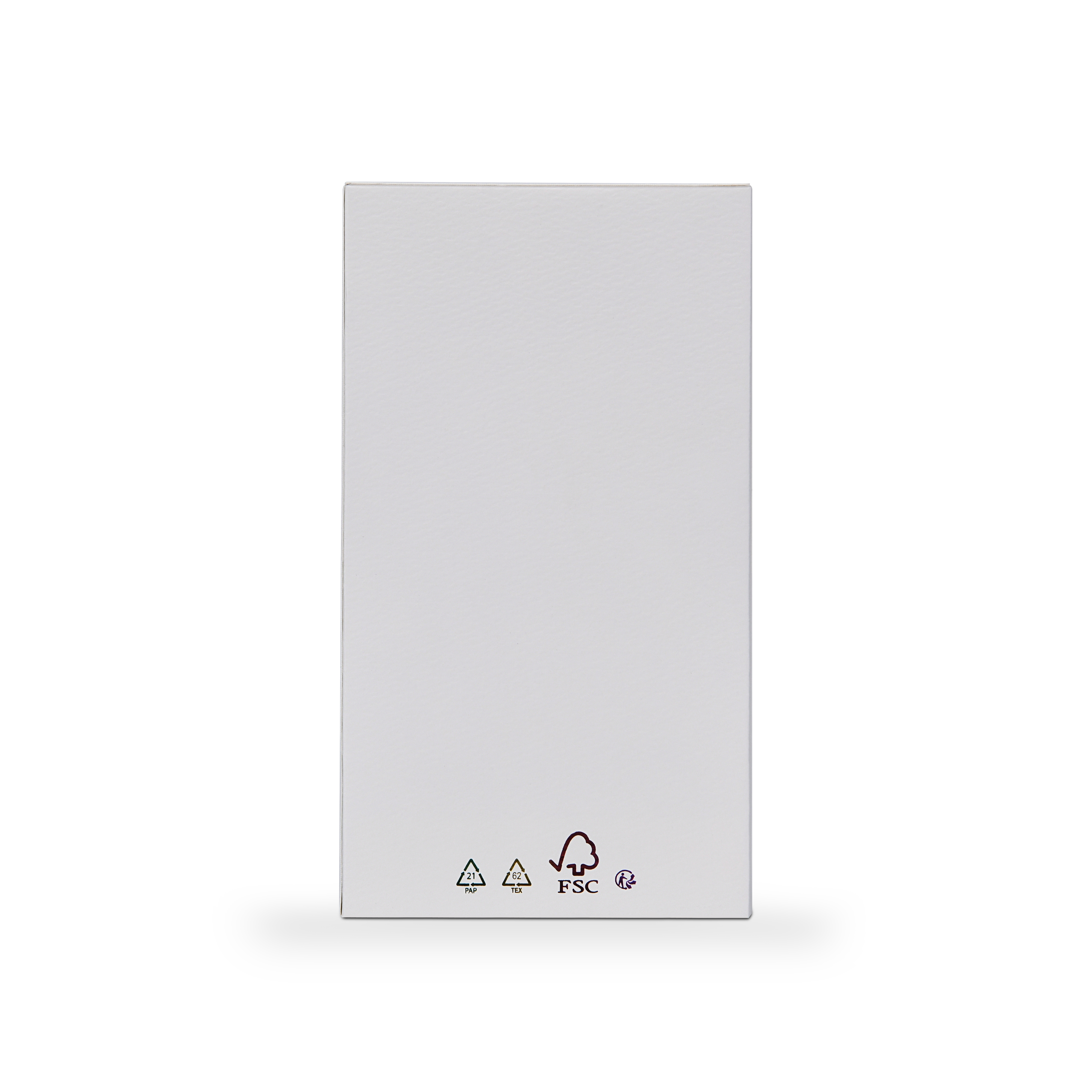Emballage de luxe personnalisé en papier écologique avec tiroir blanc