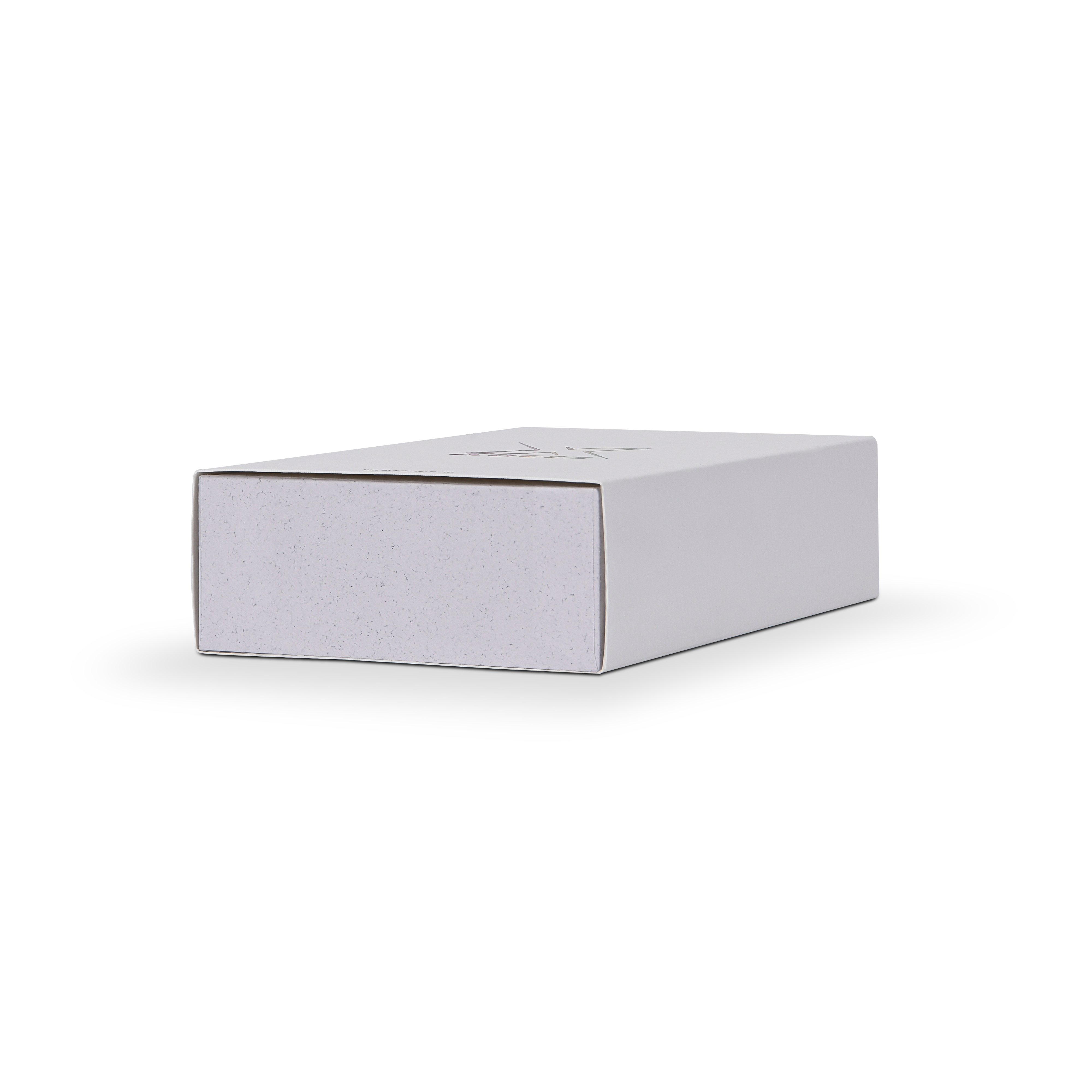 Boîte de Luxe Personnalisée avec Couvercle Coulissant Blanc, Emballage Écologique