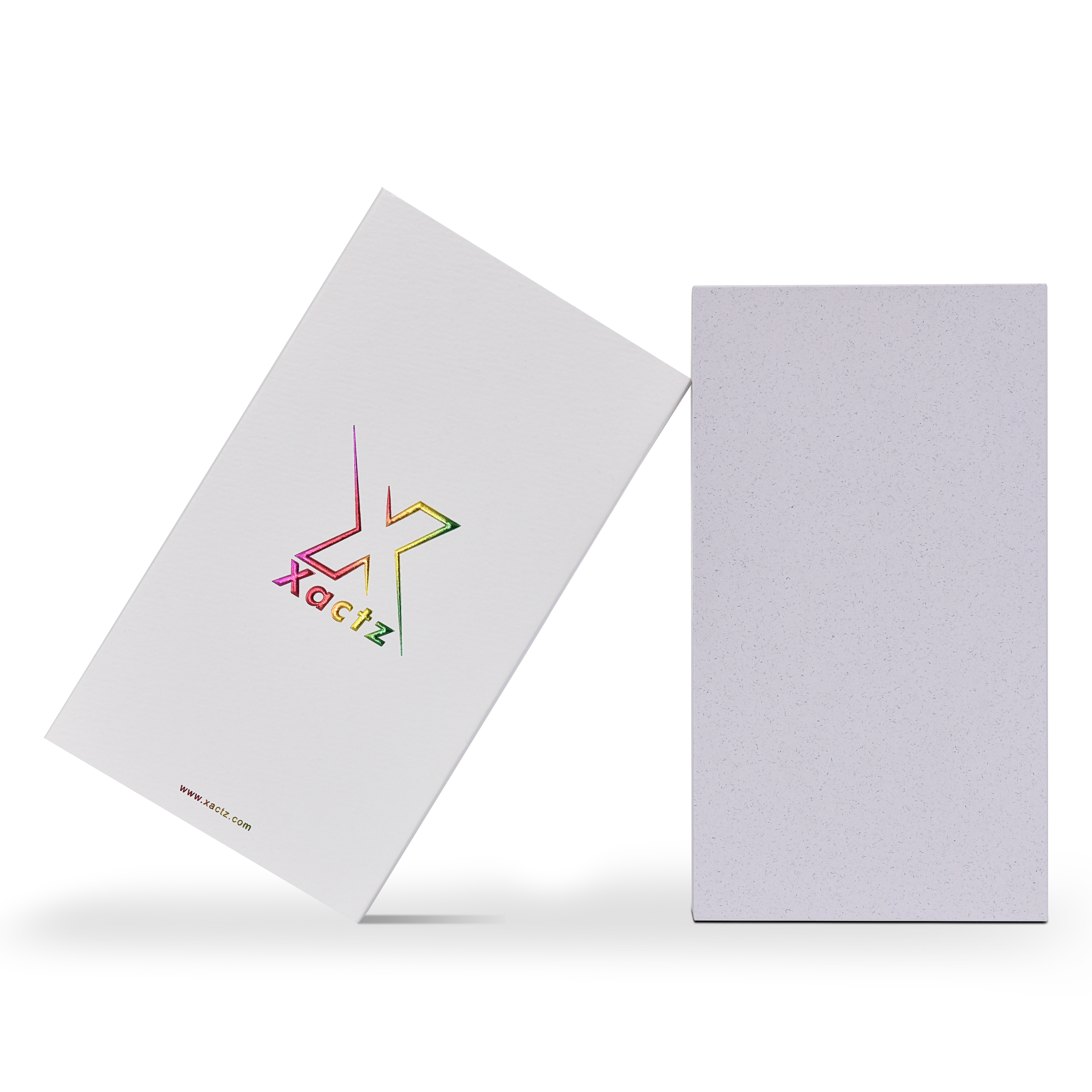 Boîte de Luxe Personnalisée avec Couvercle Coulissant Blanc, Emballage Écologique
