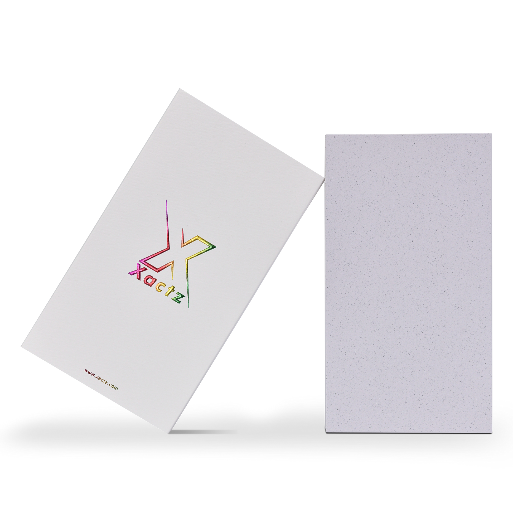 Boîte de Luxe Personnalisée avec Couvercle Coulissant Blanc, Emballage Écologique