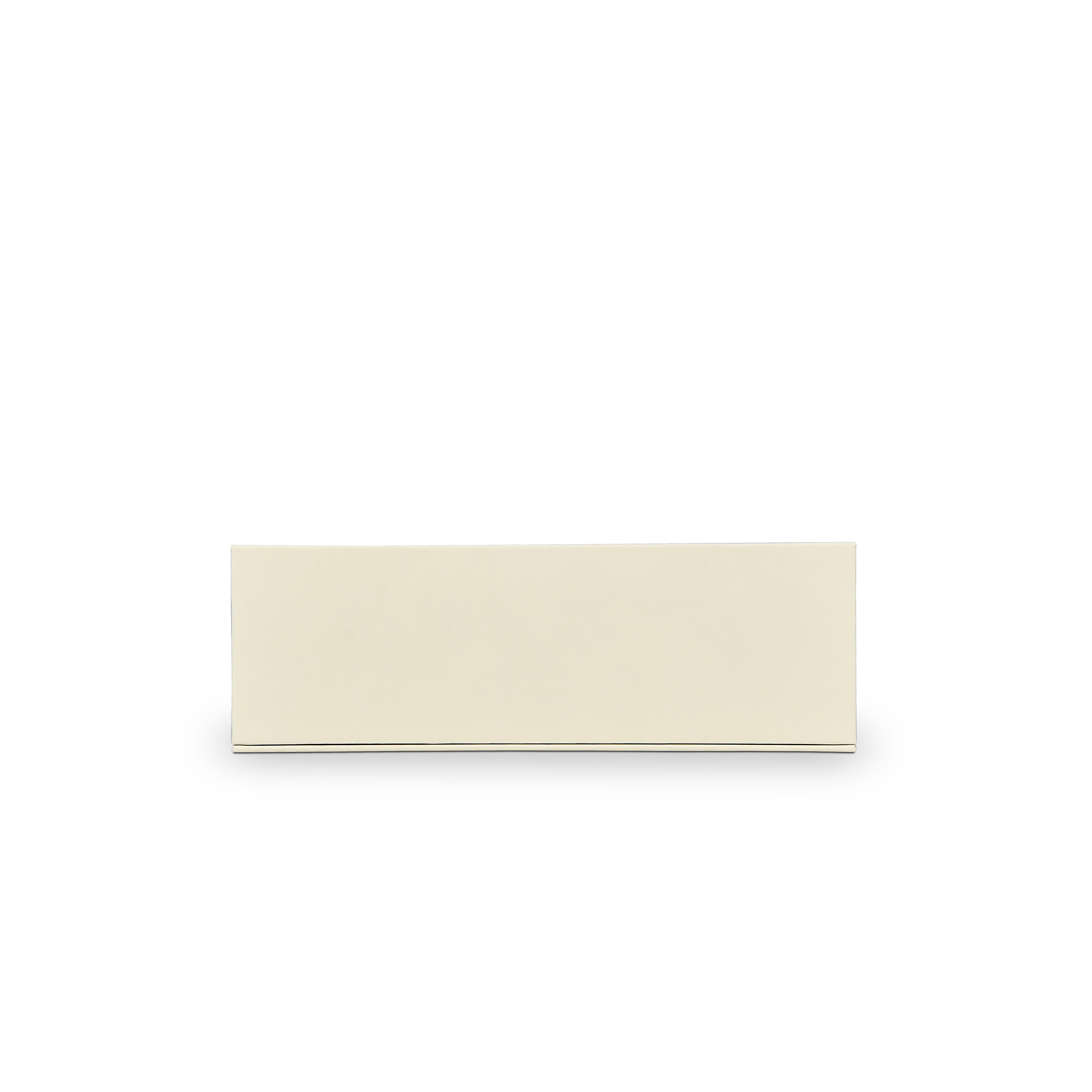 Premium Wheat Yellow Book-Style Box with Embossed Holographic Silver Foil Logo, Silk Satin Lining and Magnetic Closure