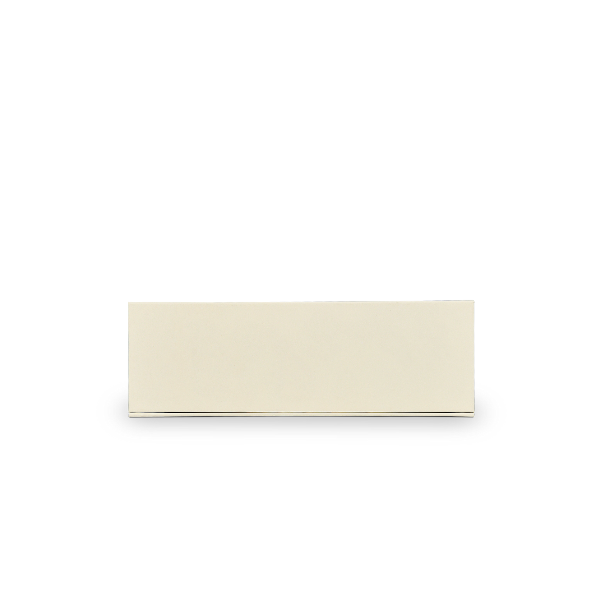 Premium Wheat Yellow Book-Style Box with Embossed Holographic Silver Foil Logo, Silk Satin Lining and Magnetic Closure