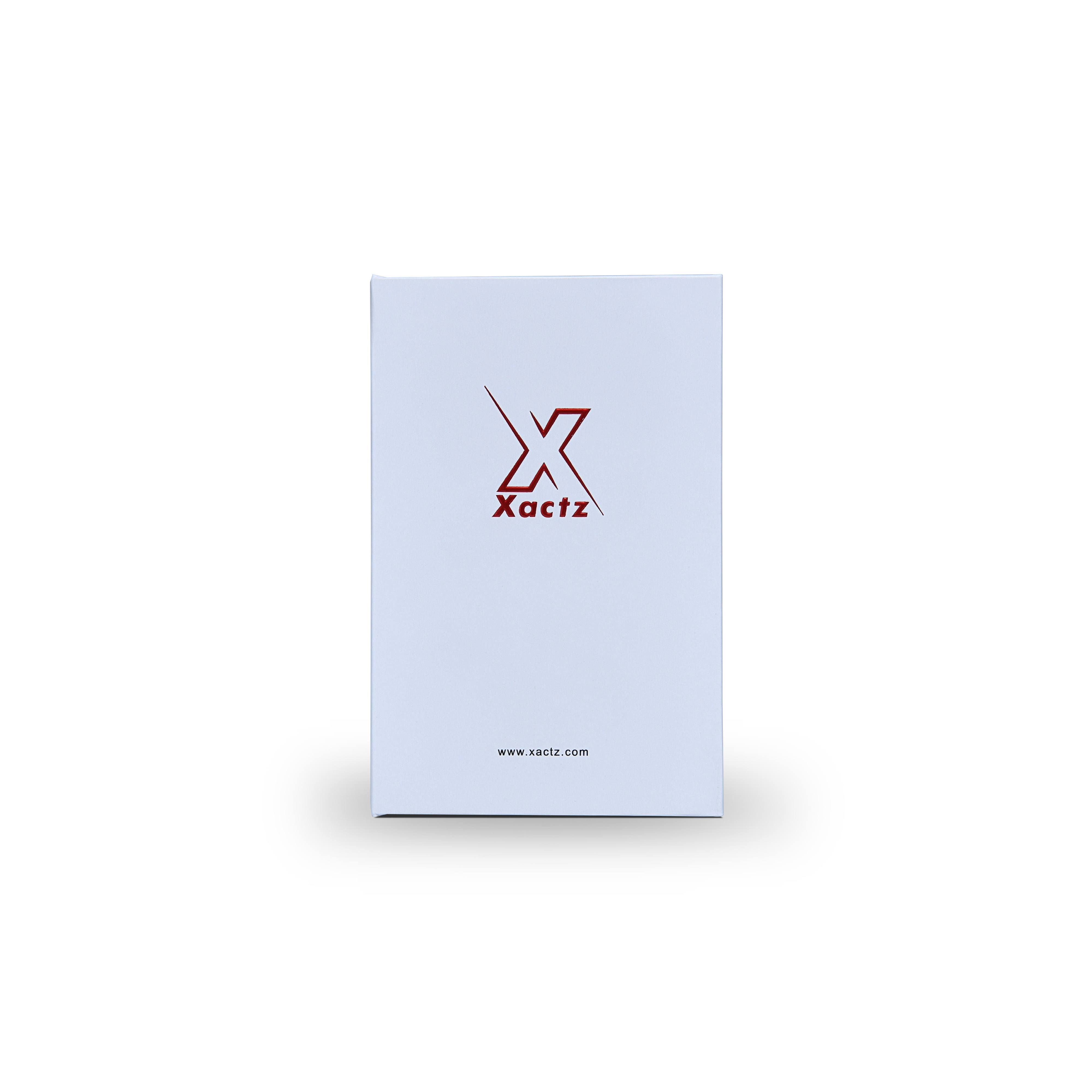 Premium White Green Embossed Red Gold Foil Book-Shaped Luxury Gift Box with Black EVA Green Inner Tray