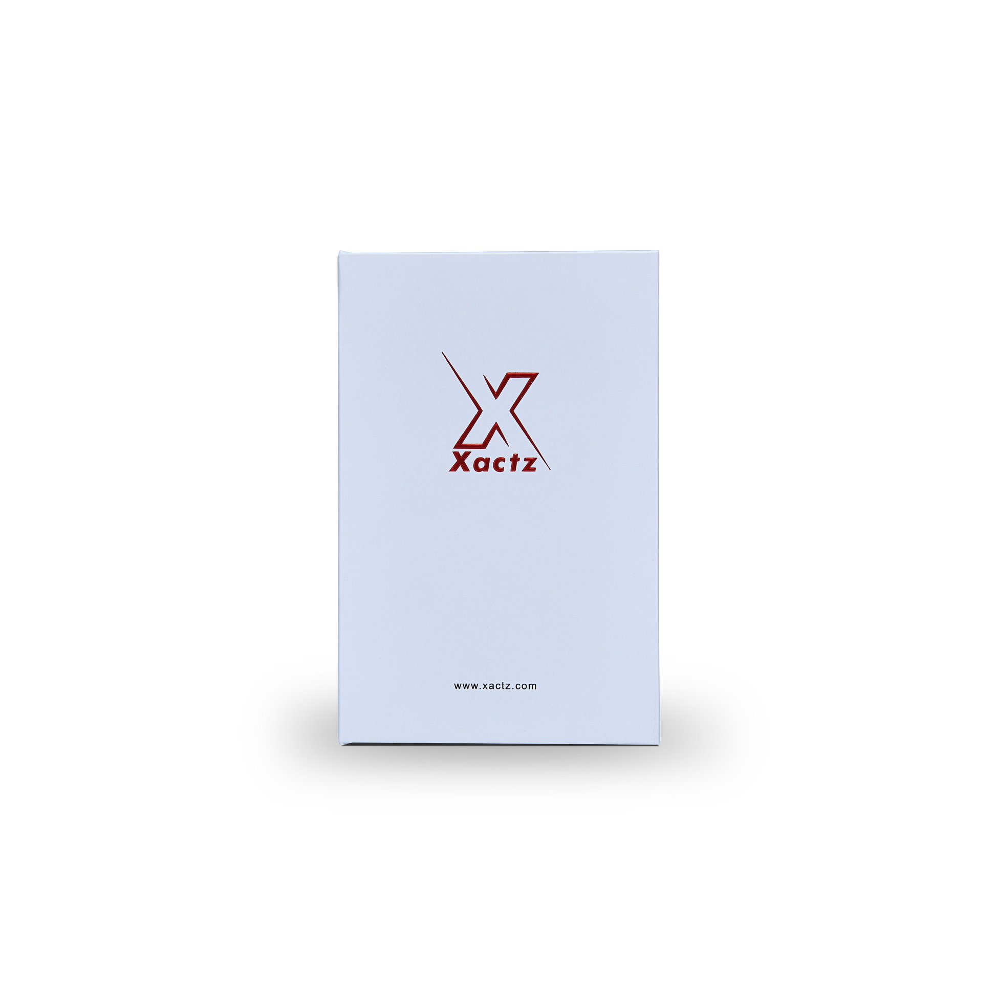 Premium White Green Embossed Red Gold Foil Book-Shaped Luxury Gift Box with Black EVA Green Inner Tray