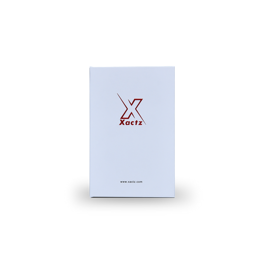 Premium White Green Embossed Red Gold Foil Book-Shaped Luxury Gift Box with Black EVA Green Inner Tray