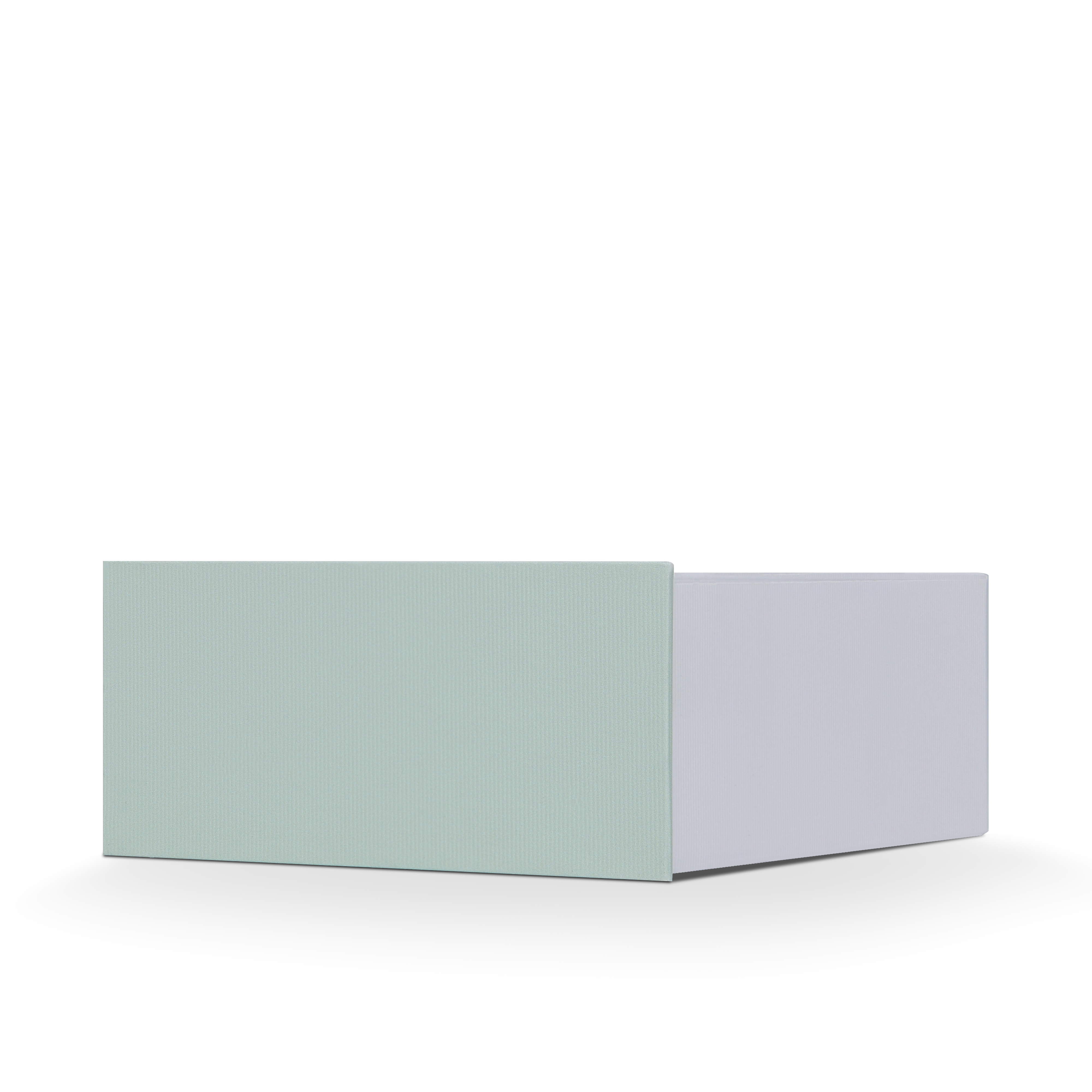 Luxury Custom White Lid and Base Box Textured Elastic Cord Packaging