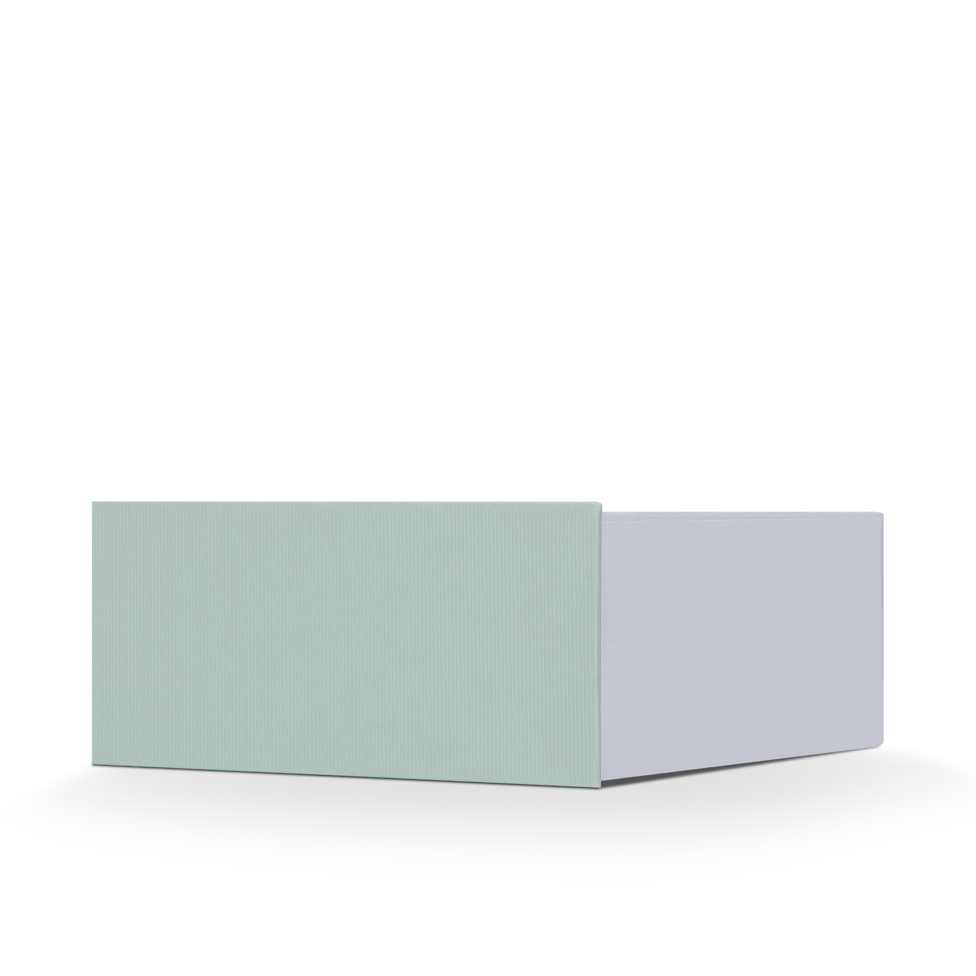 Luxury Custom White Lid and Base Box Textured Elastic Cord Packaging