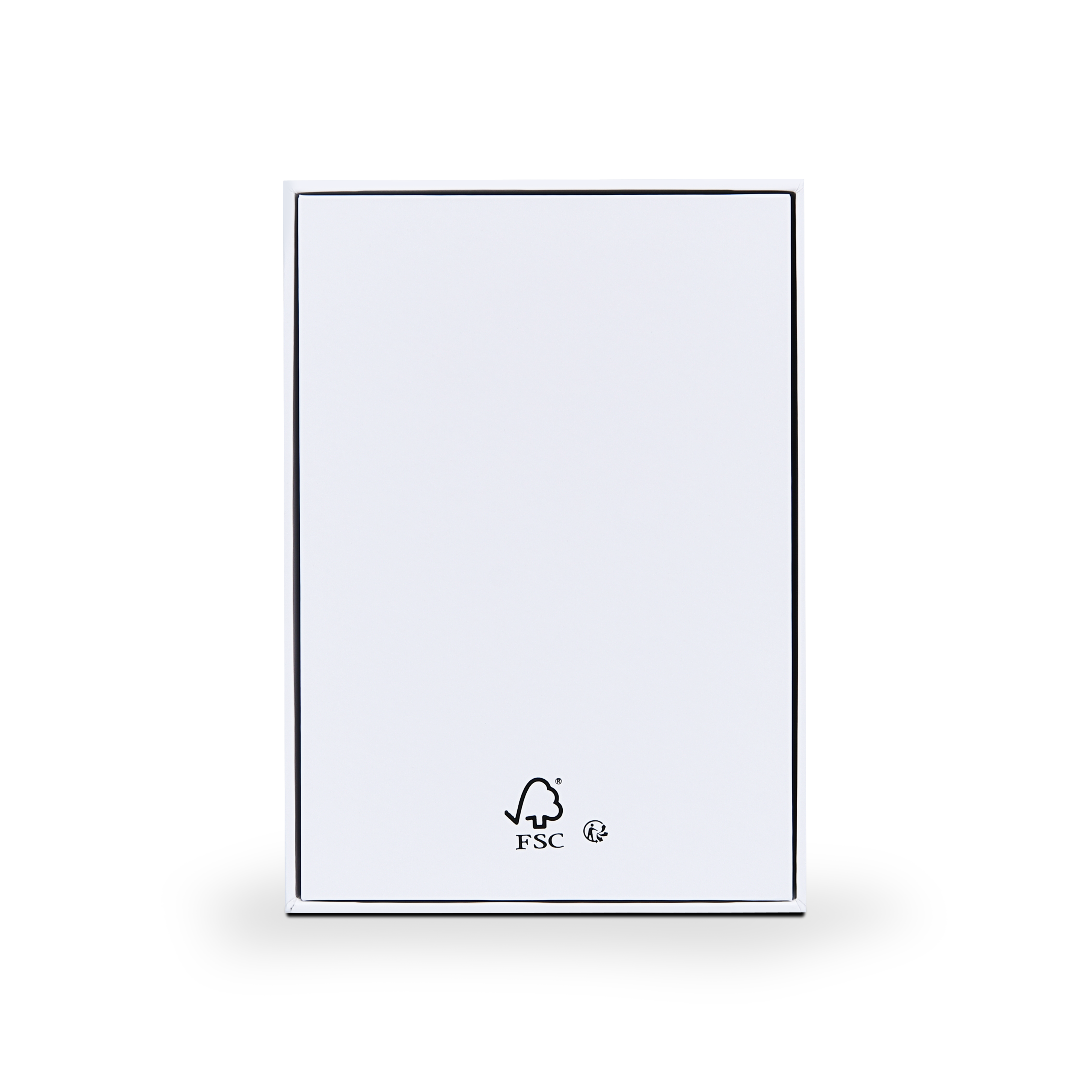 Luxury Custom Premium White Lid Base Box Black Paperboard Packaging