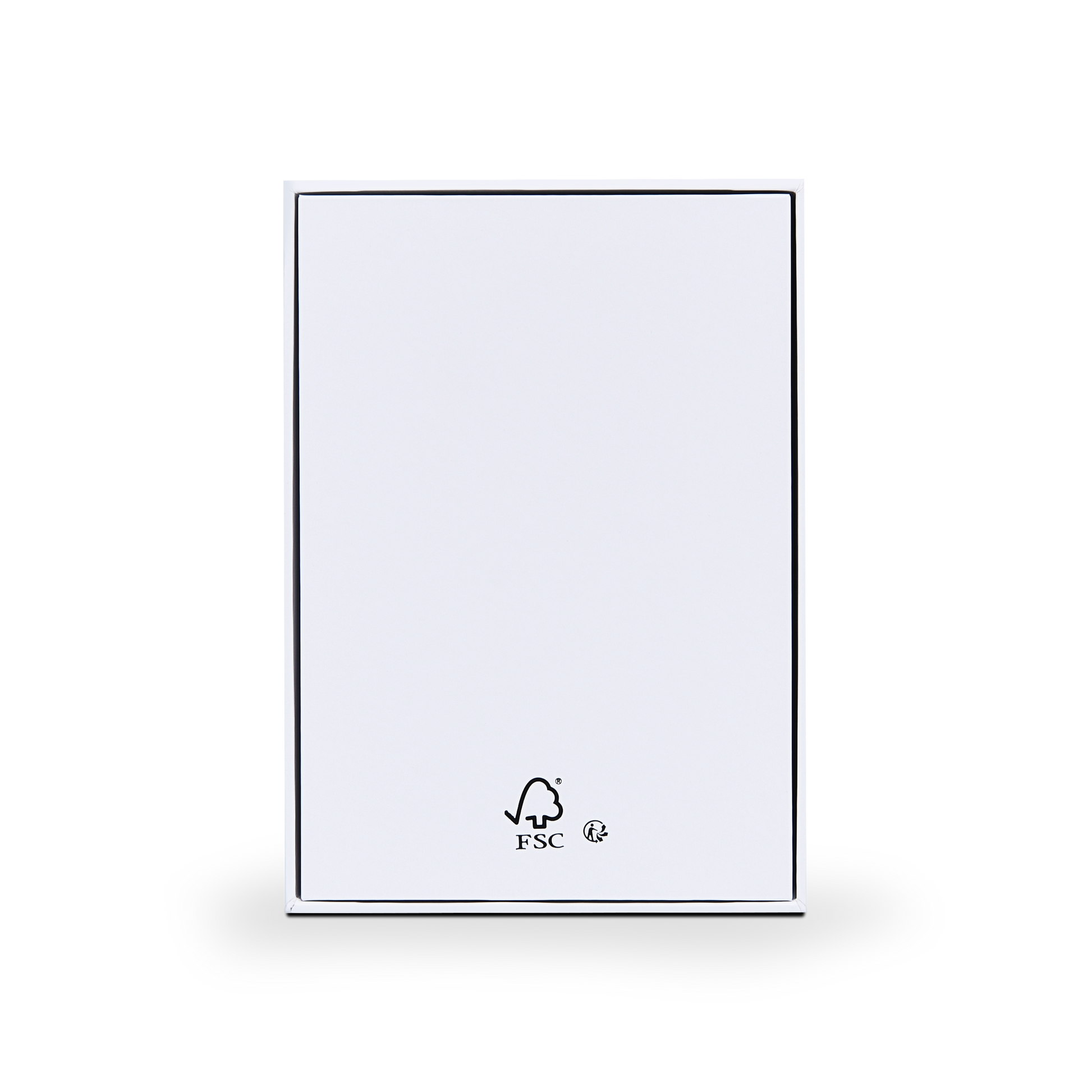Luxury Custom Premium White Lid Base Box Black Paperboard Packaging