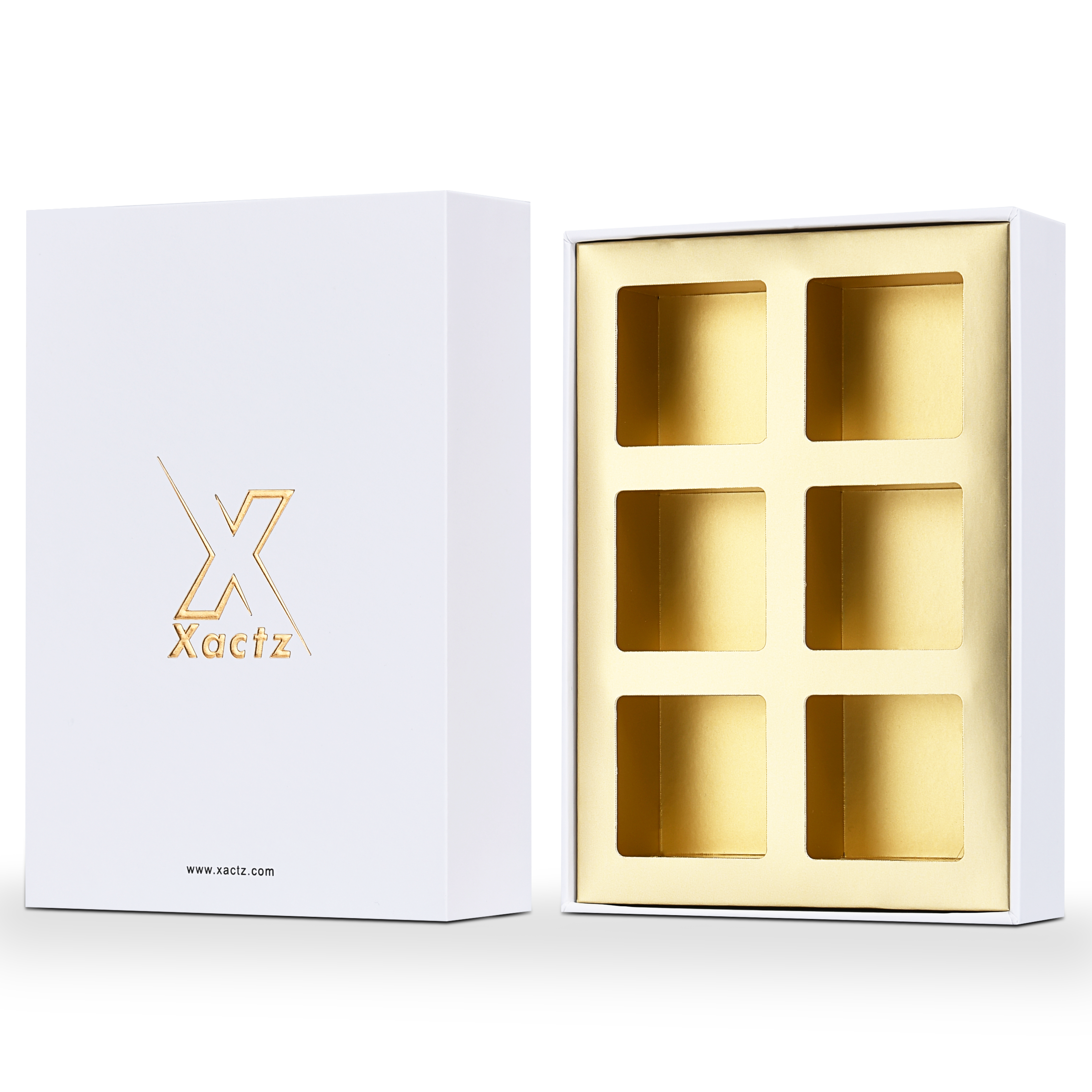 Luxury Custom Premium White Lid Base Box Black Paperboard Packaging