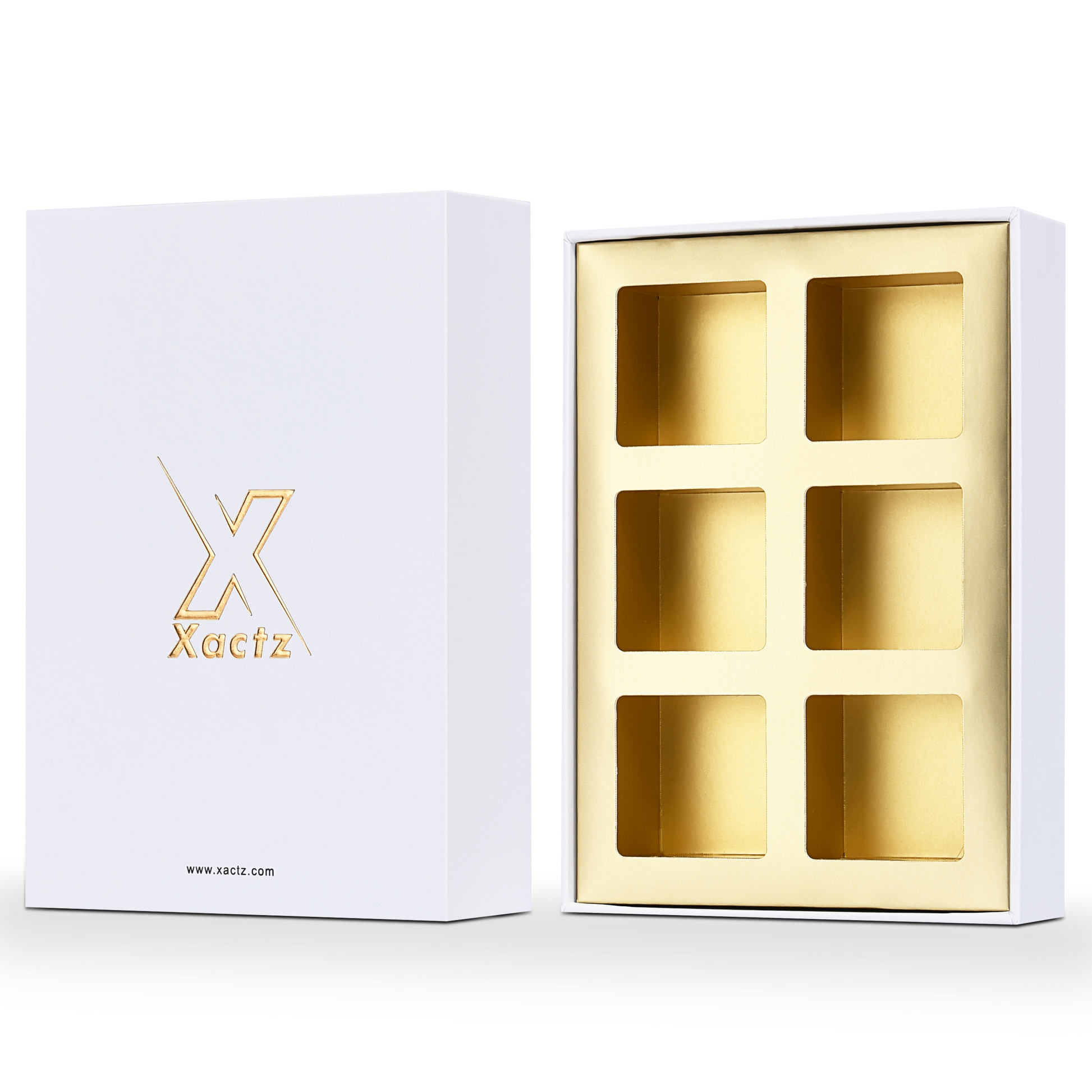 Luxury Custom Premium White Lid Base Box Black Paperboard Packaging