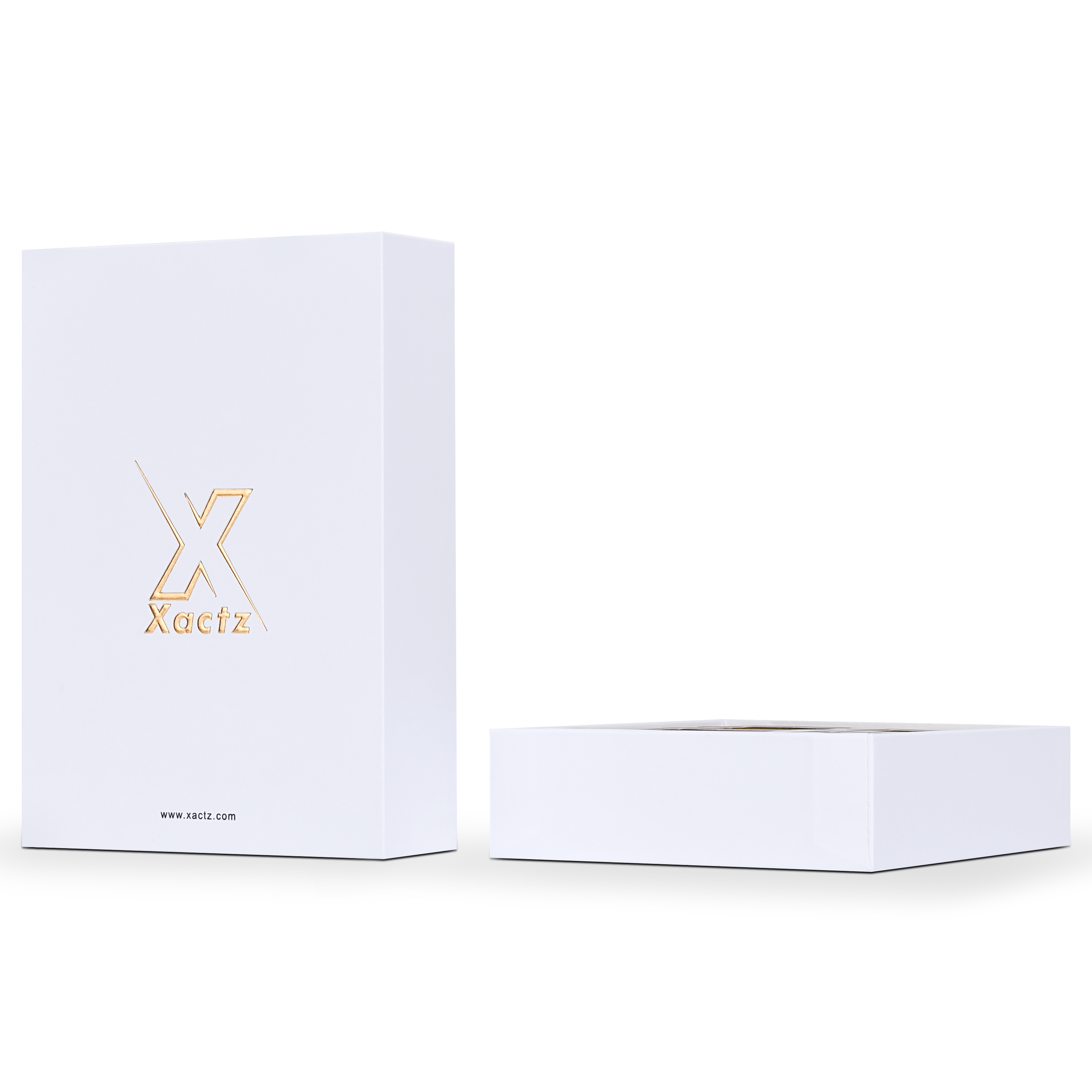 Luxury Custom Premium White Lid Base Box Black Paperboard Packaging