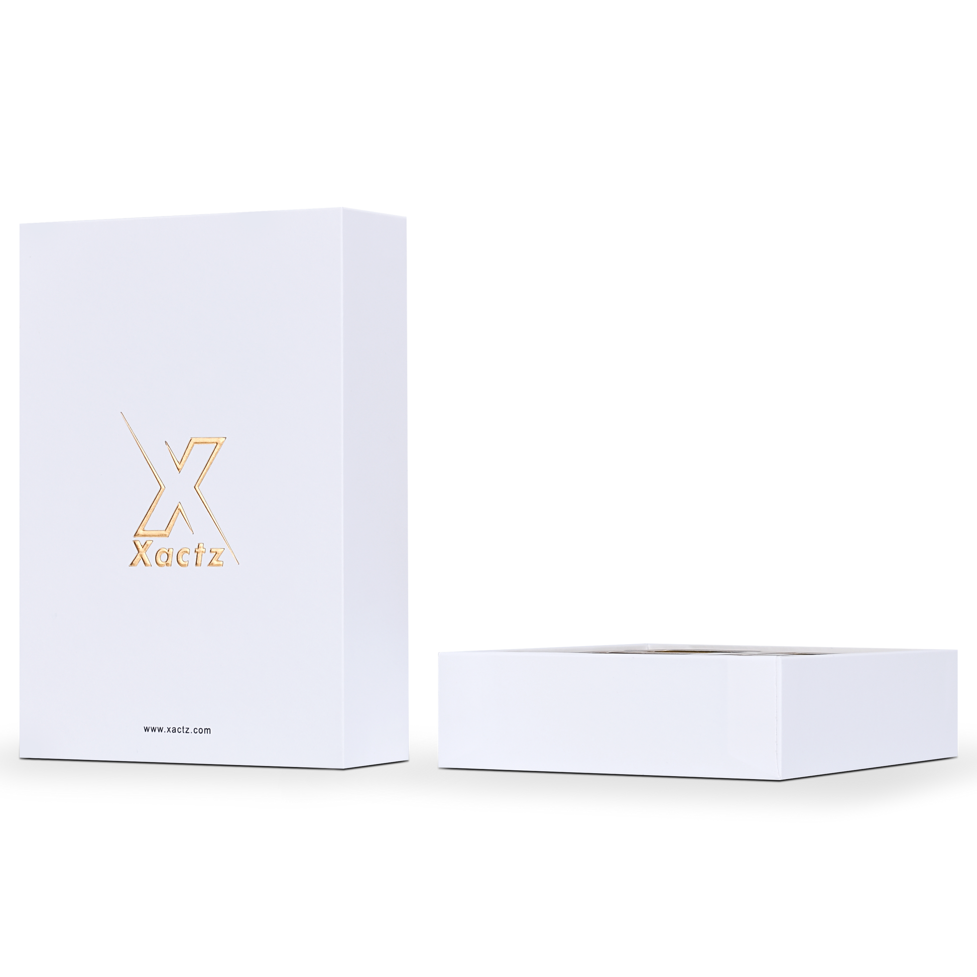 Luxury Custom Premium White Lid Base Box Black Paperboard Packaging