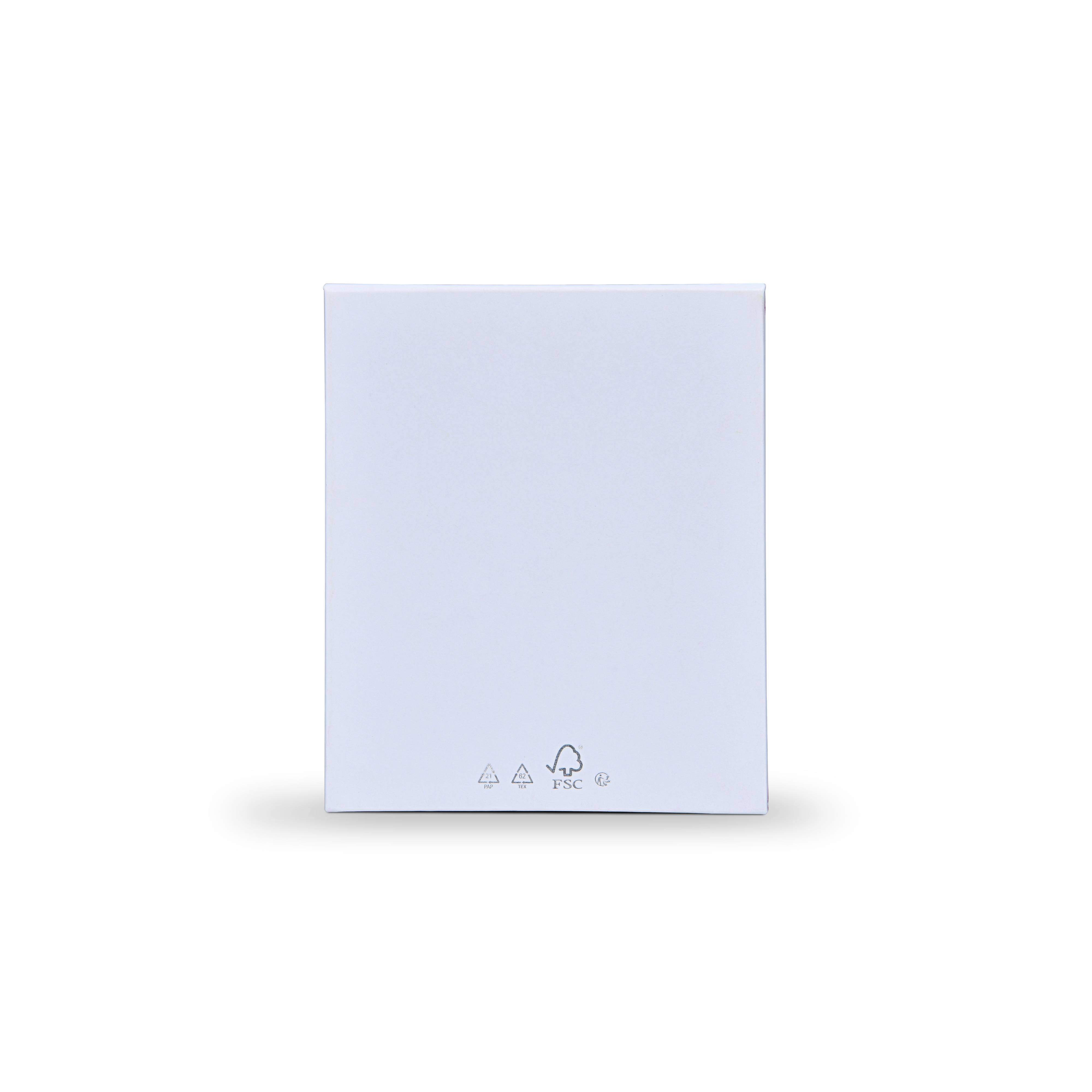 Premium White Rigid Flip-Top Luxury Gift Box with Red Interior and Custom Bottle Compartments