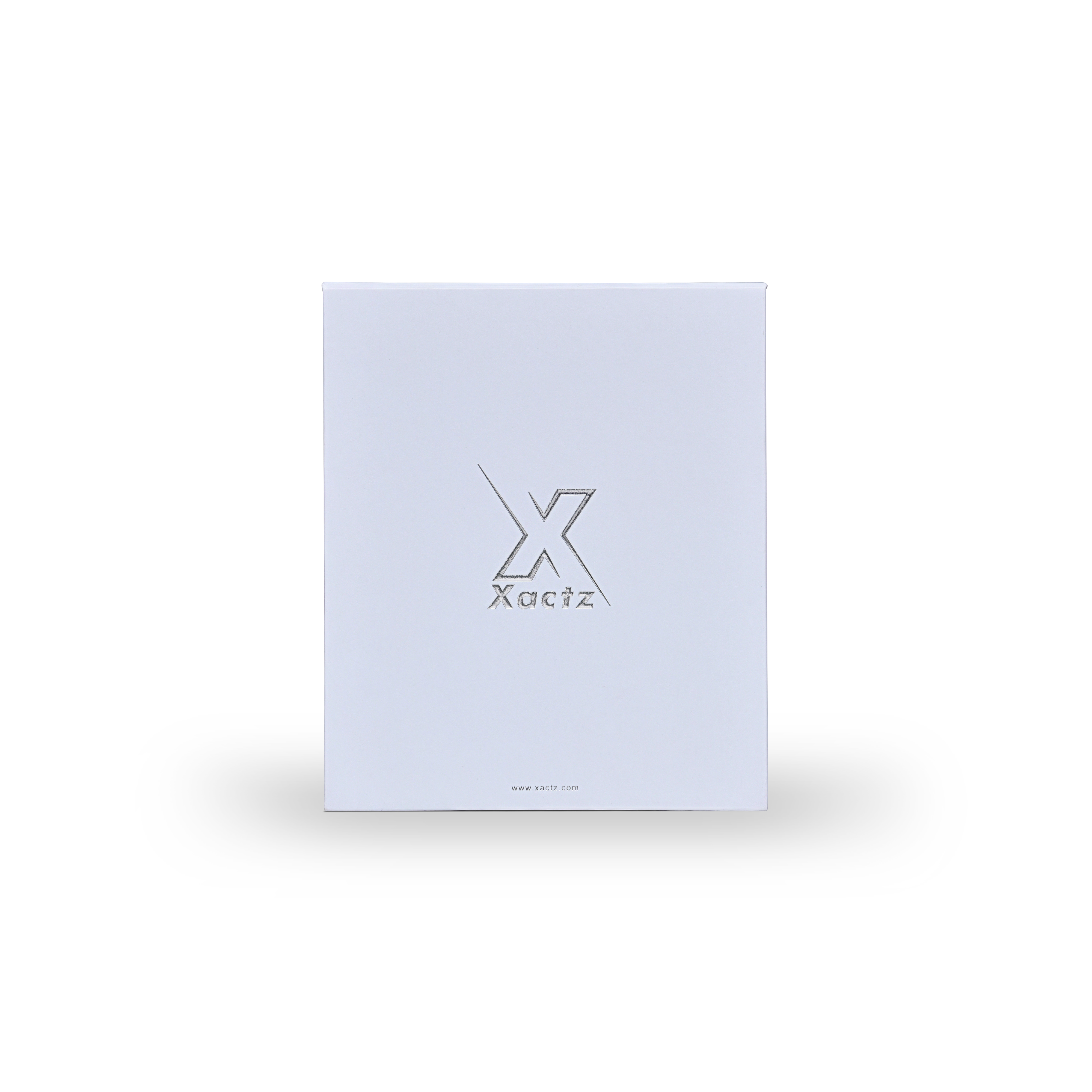 Premium White Rigid Flip-Top Luxury Gift Box with Red Interior and Custom Bottle Compartments