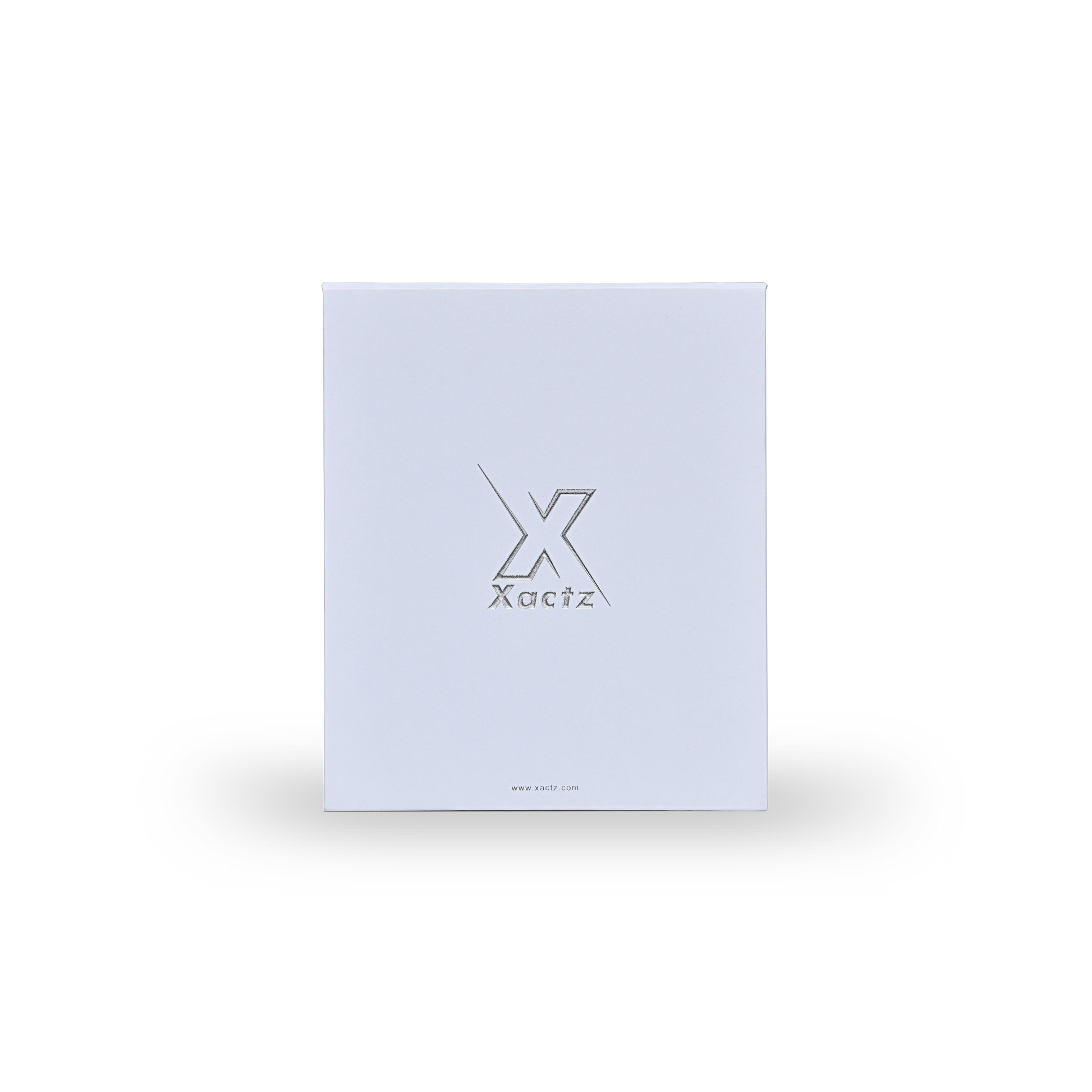 Premium White Rigid Flip-Top Luxury Gift Box with Red Interior and Custom Bottle Compartments