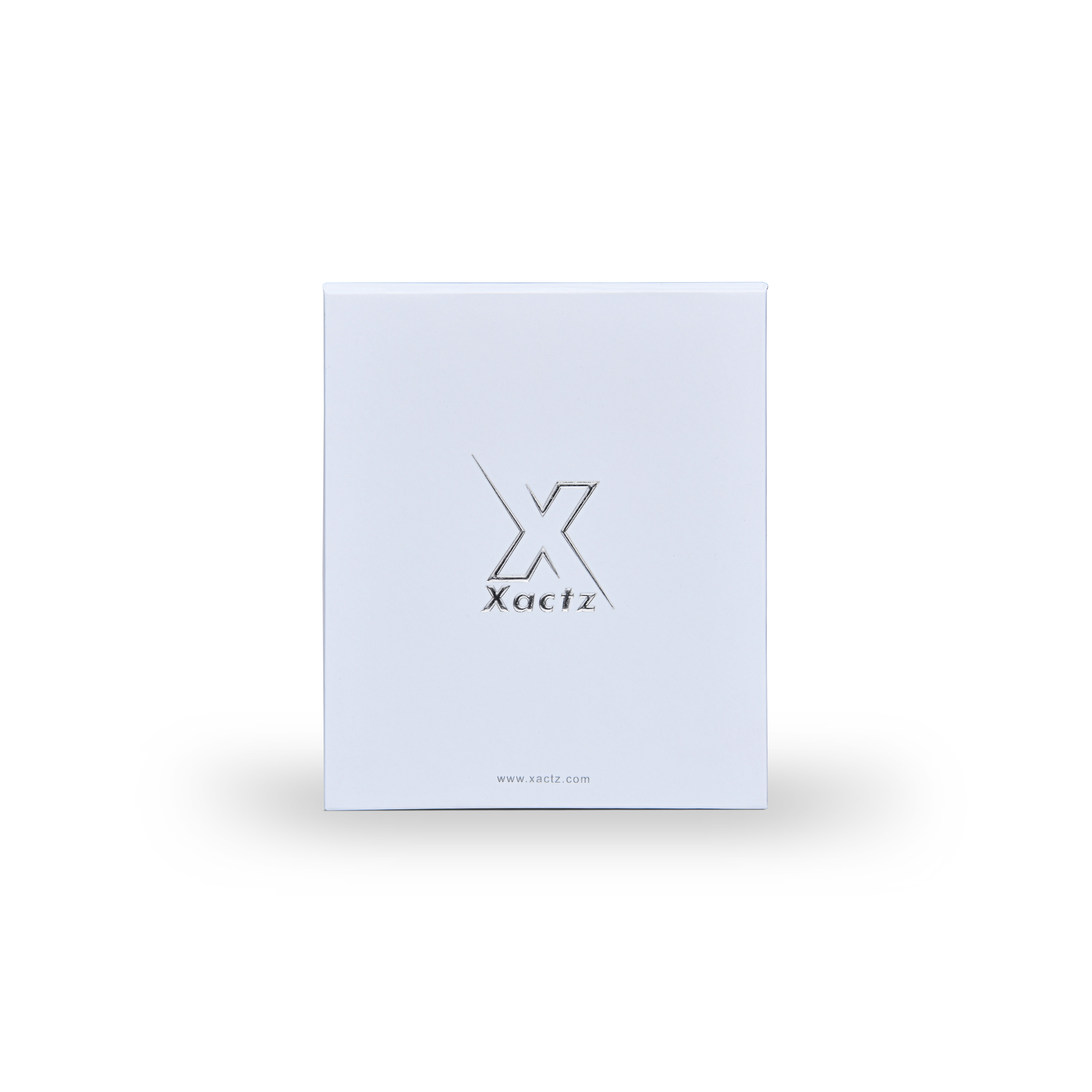 Premium White Rigid Flip-Top Luxury Gift Box with Red Interior and Custom Compartments