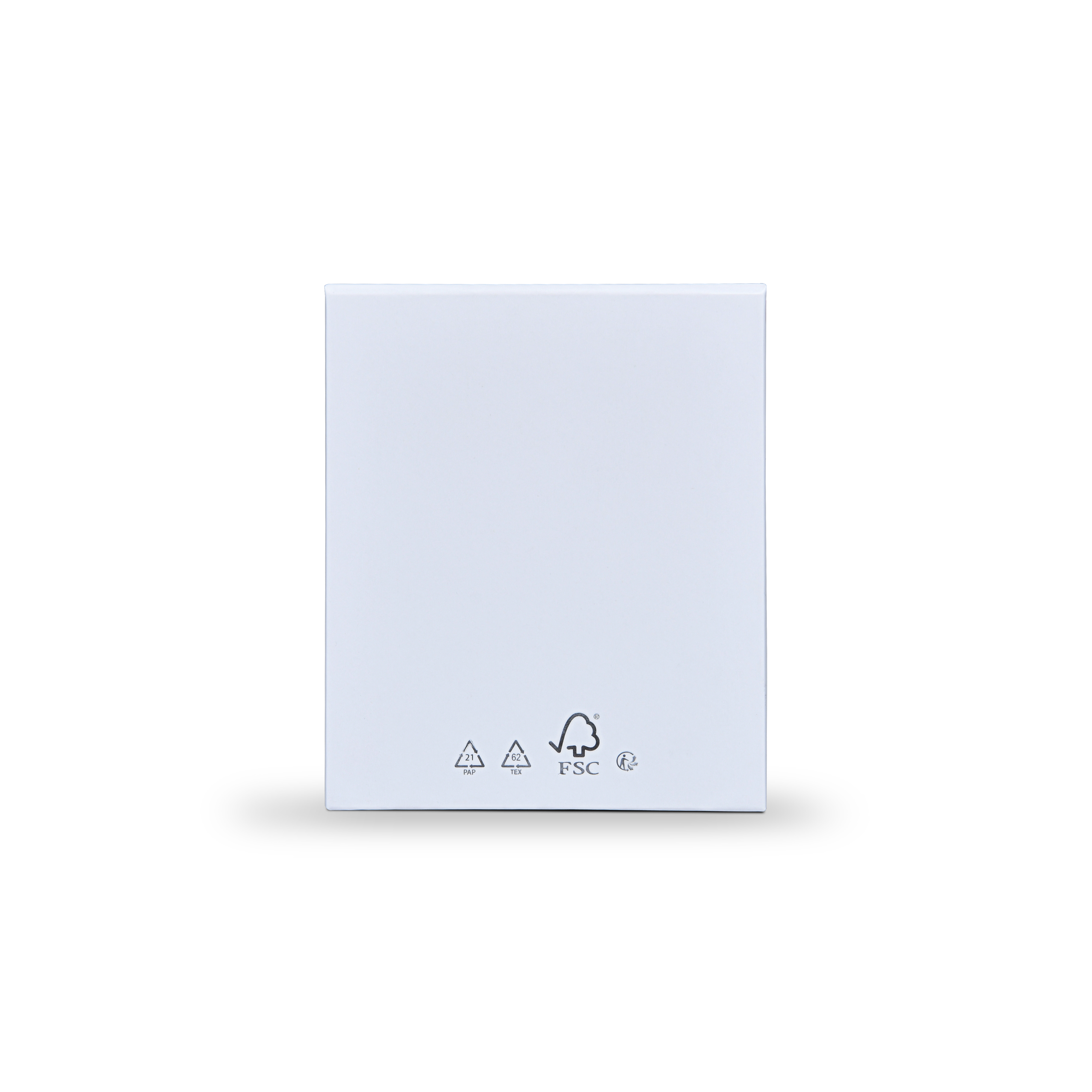 Premium White Rigid Flip-Top Luxury Gift Box with Red Interior and Custom Compartments