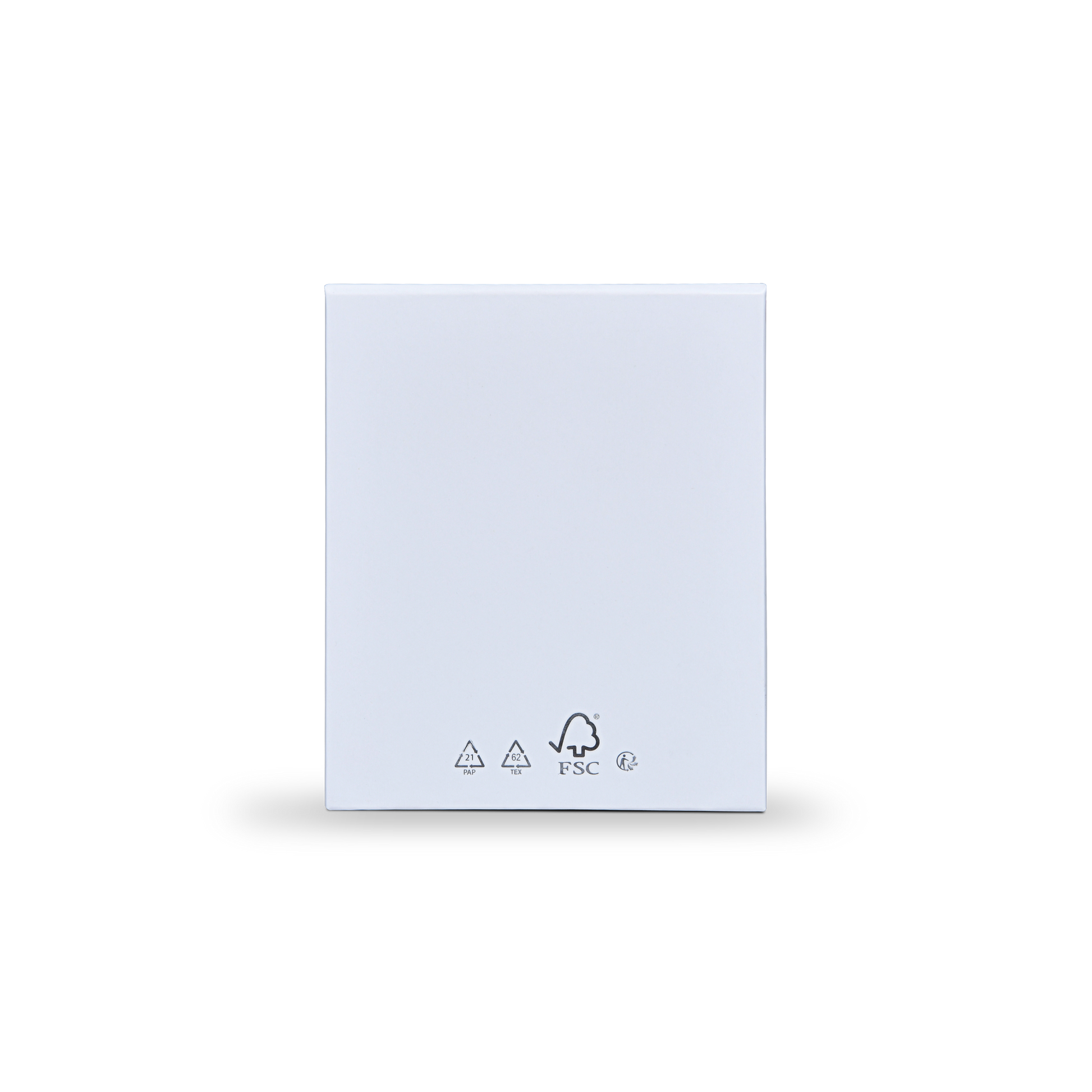 Premium White Rigid Flip-Top Luxury Gift Box with Red Interior and Custom Compartments