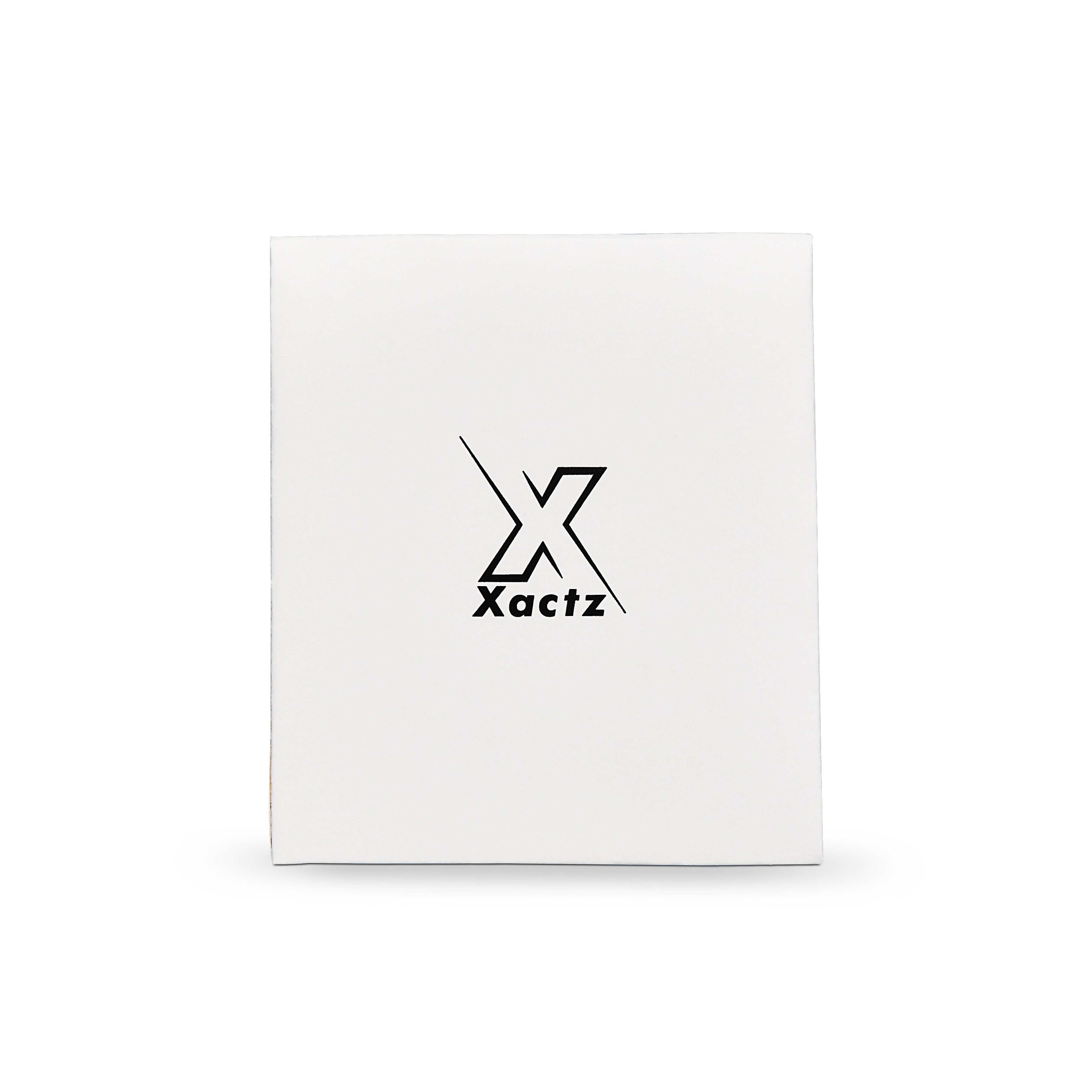 Premium White Shopping Bag with Black and Gold Foil Stamping