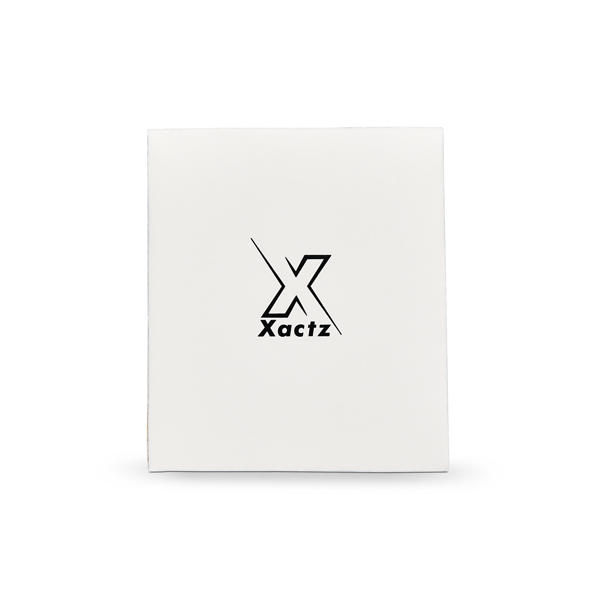 Premium White Shopping Bag with Black and Gold Foil Stamping