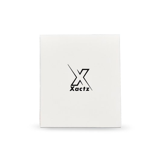 Premium White Shopping Bag with Black and Gold Foil Stamping