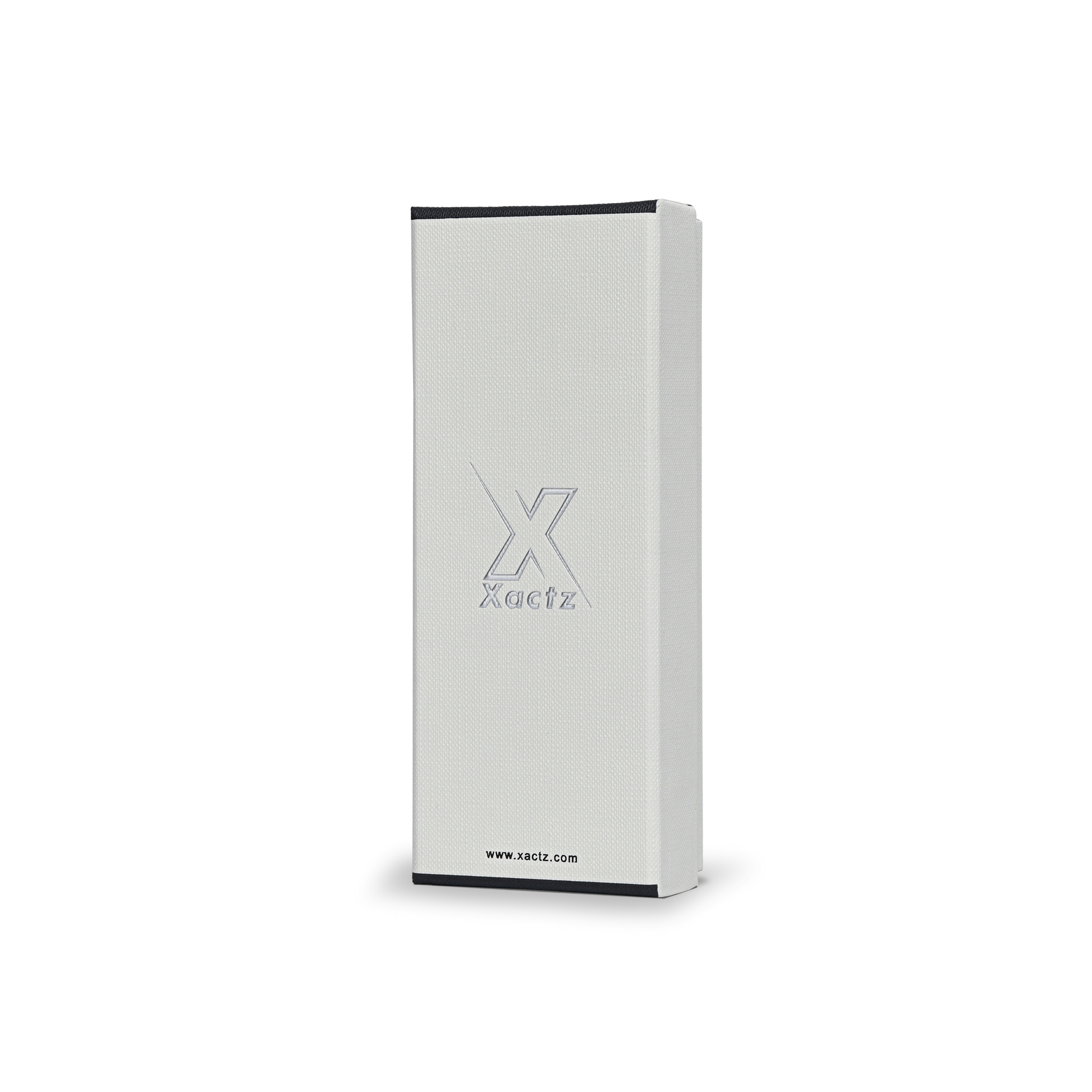 Prestige Lotus Paper Raised Silver Logo Custom Packaging Box