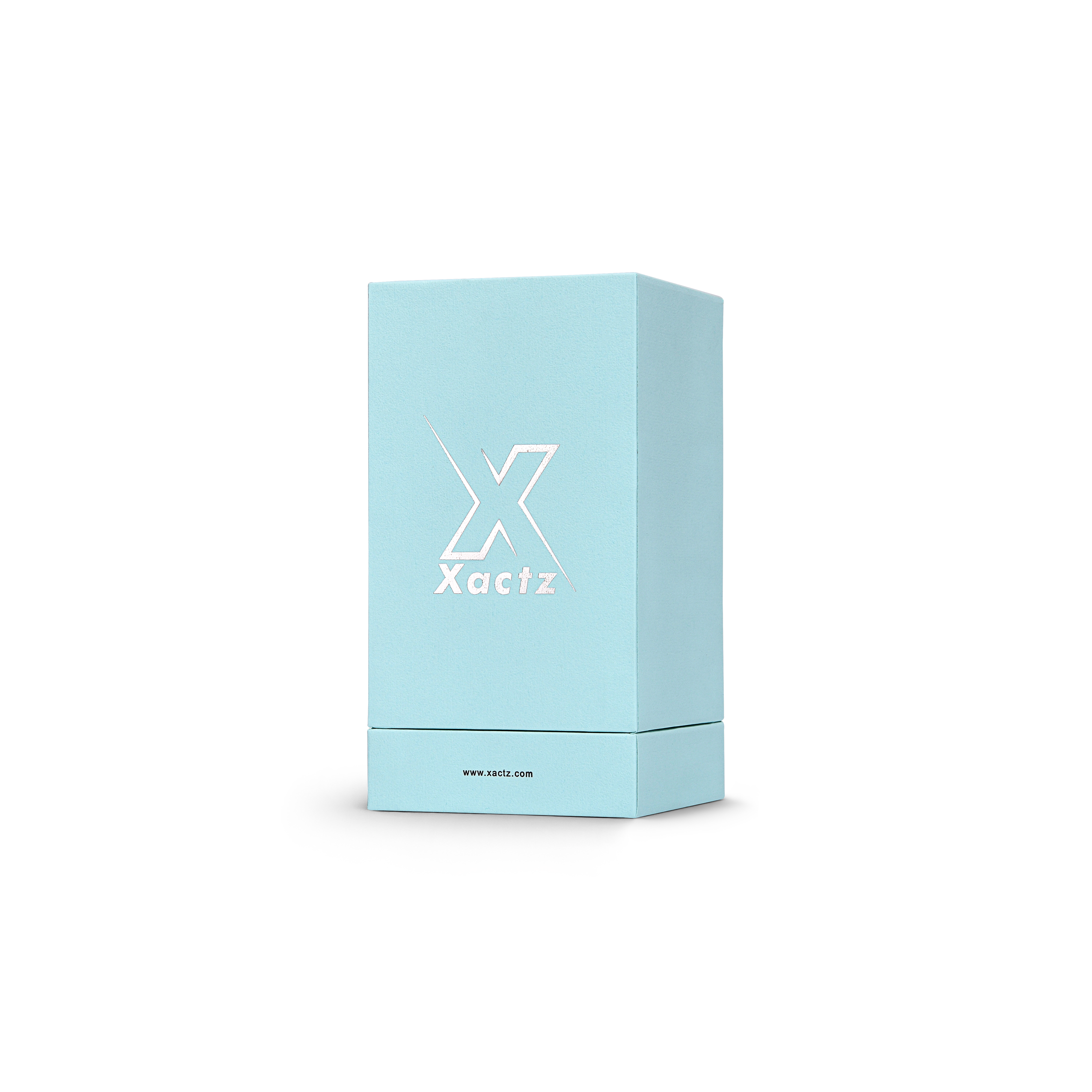 Pure Brand Inspiration Essence Freedom Texture Sky Blue Bright Silver Hot Stamped Extra Tall Rigid Gift Box