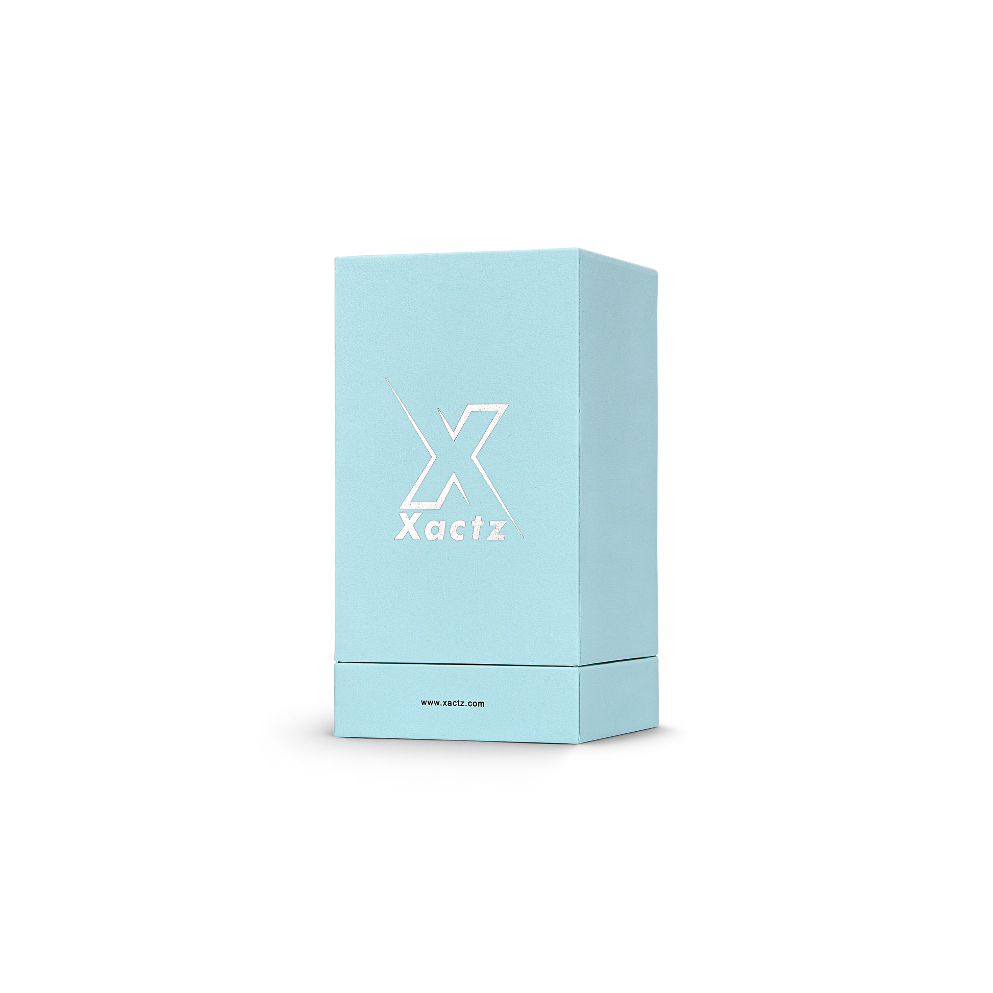 Pure Brand Inspiration Essence Freedom Texture Sky Blue Bright Silver Hot Stamped Extra Tall Rigid Gift Box