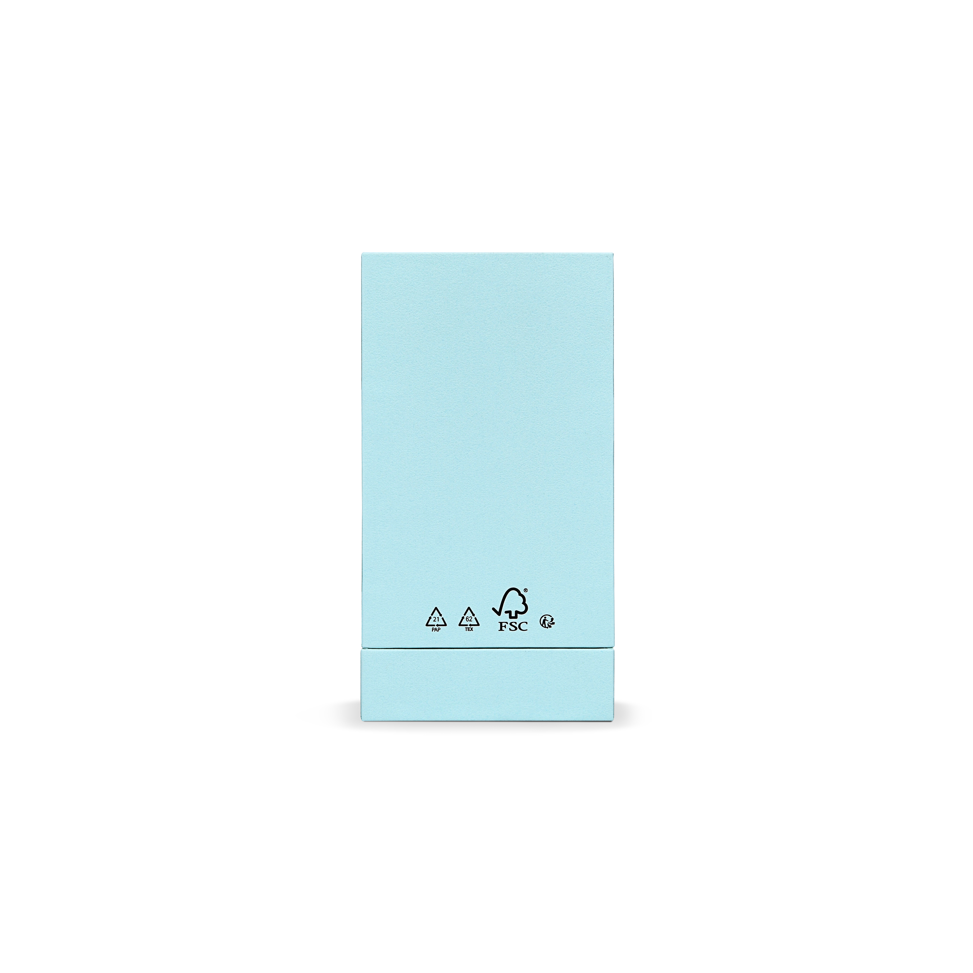 Pure Brand Inspiration Essence Freedom Texture Sky Blue Bright Silver Hot Stamped Extra Tall Rigid Gift Box