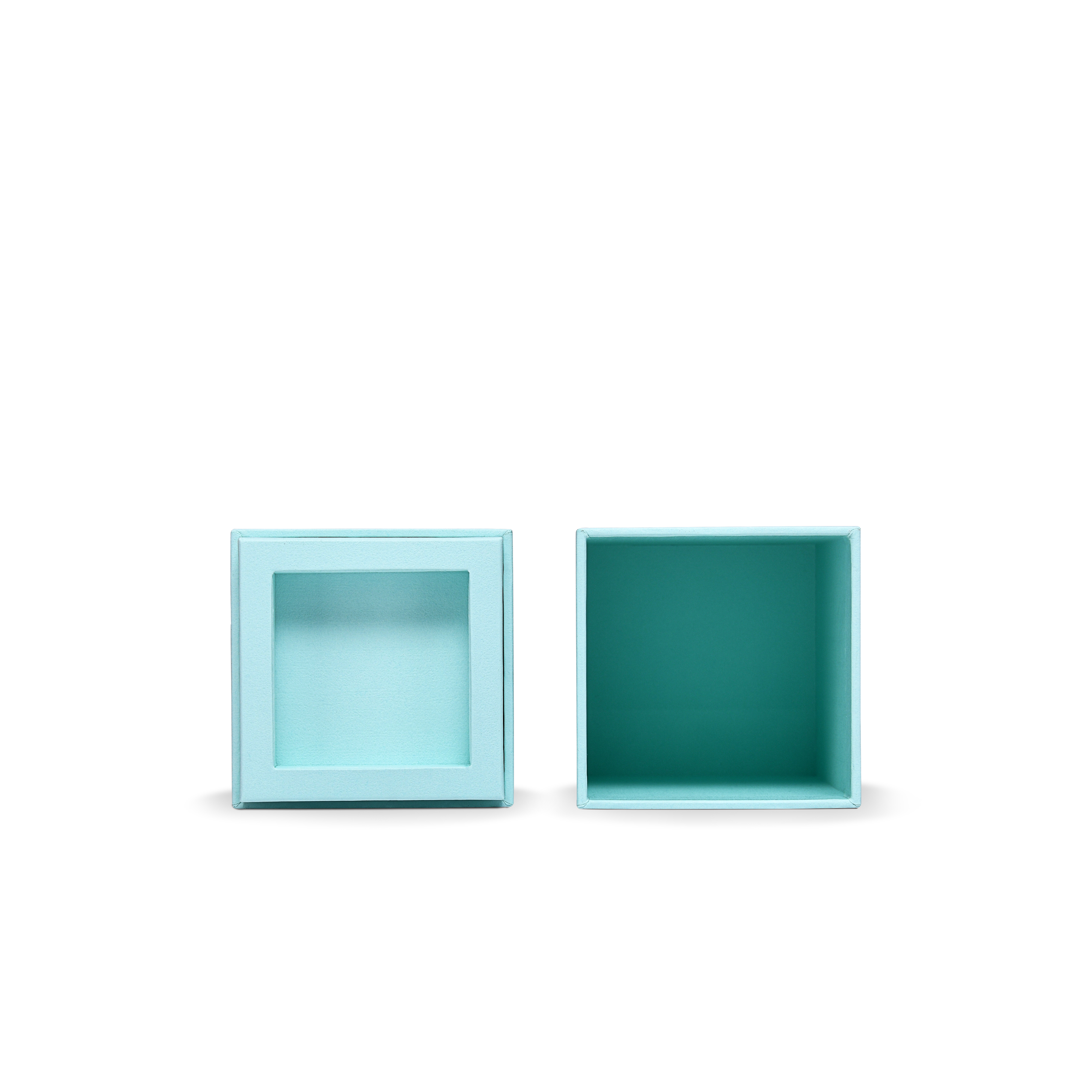 Pure Brand Inspiration Essence Freedom Texture Sky Blue Bright Silver Hot Stamped Extra Tall Rigid Gift Box