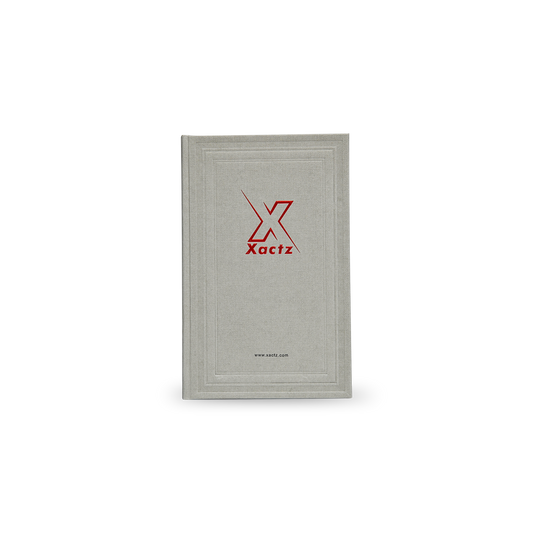 Sage Green Cream Embossed Red Gold Foil Book-Shaped Luxury Gift Box with Elegant Lotus Texture and Rectangular Inner Tray