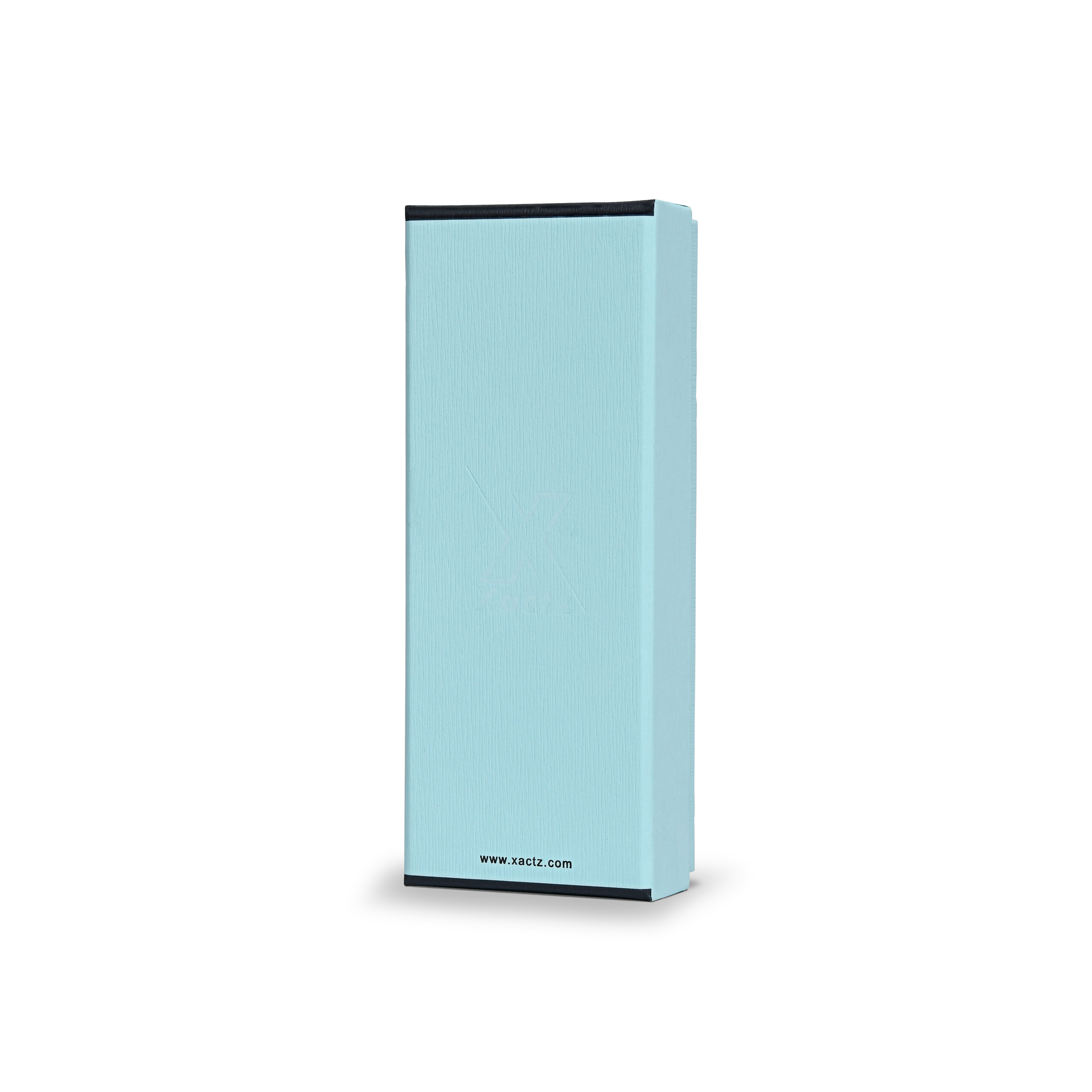 Sky Blue Blind Embossed Stripe Box Luxury Packaging