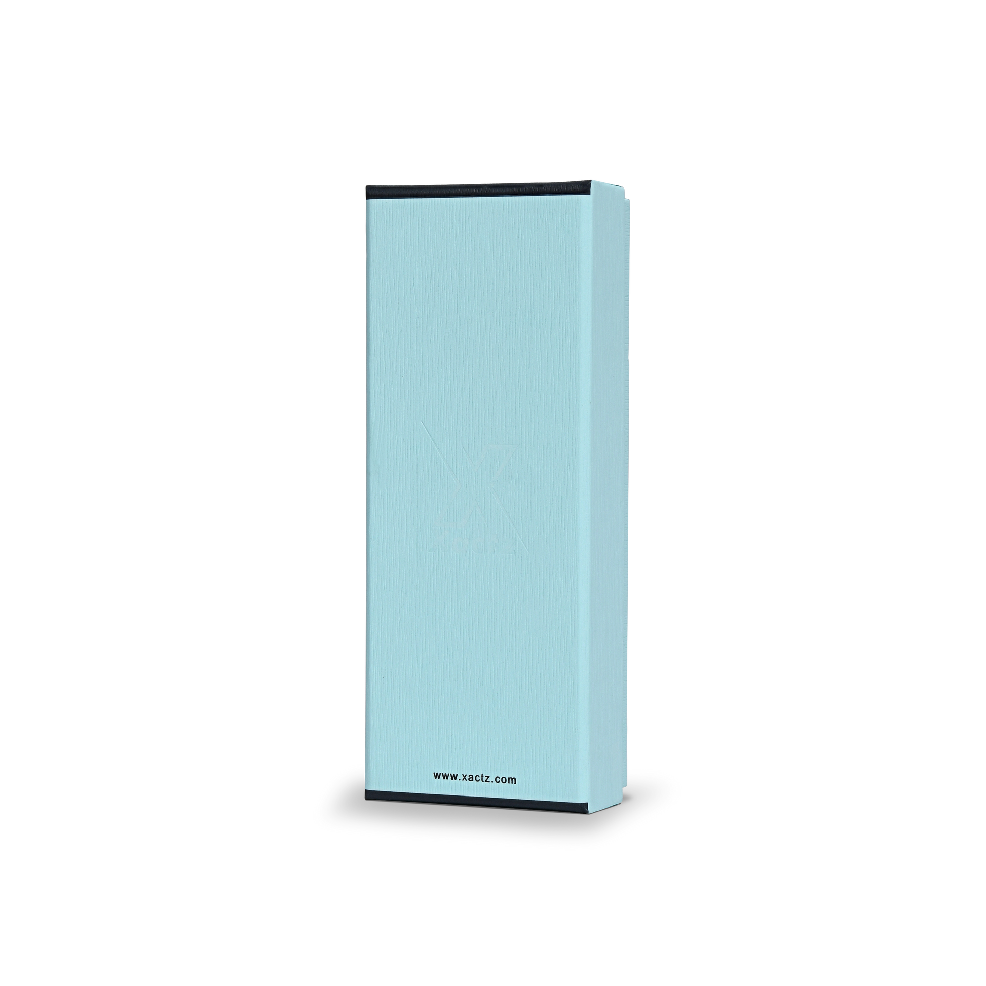 Sky Blue Blind Embossed Stripe Box Luxury Packaging