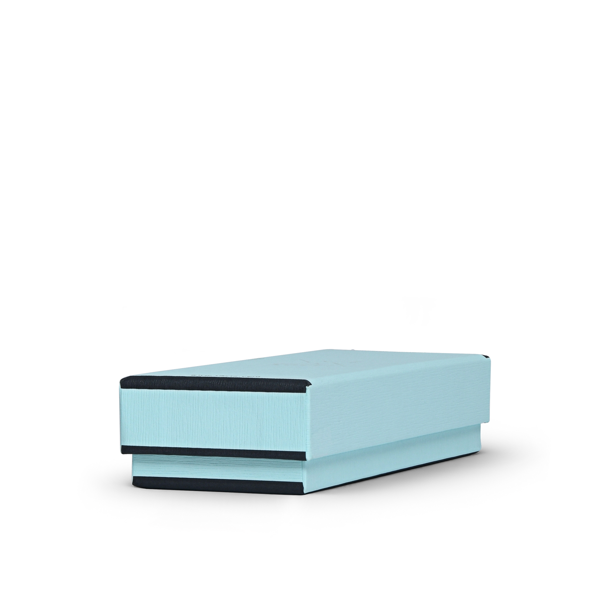 Sky Blue Blind Embossed Stripe Box Luxury Packaging