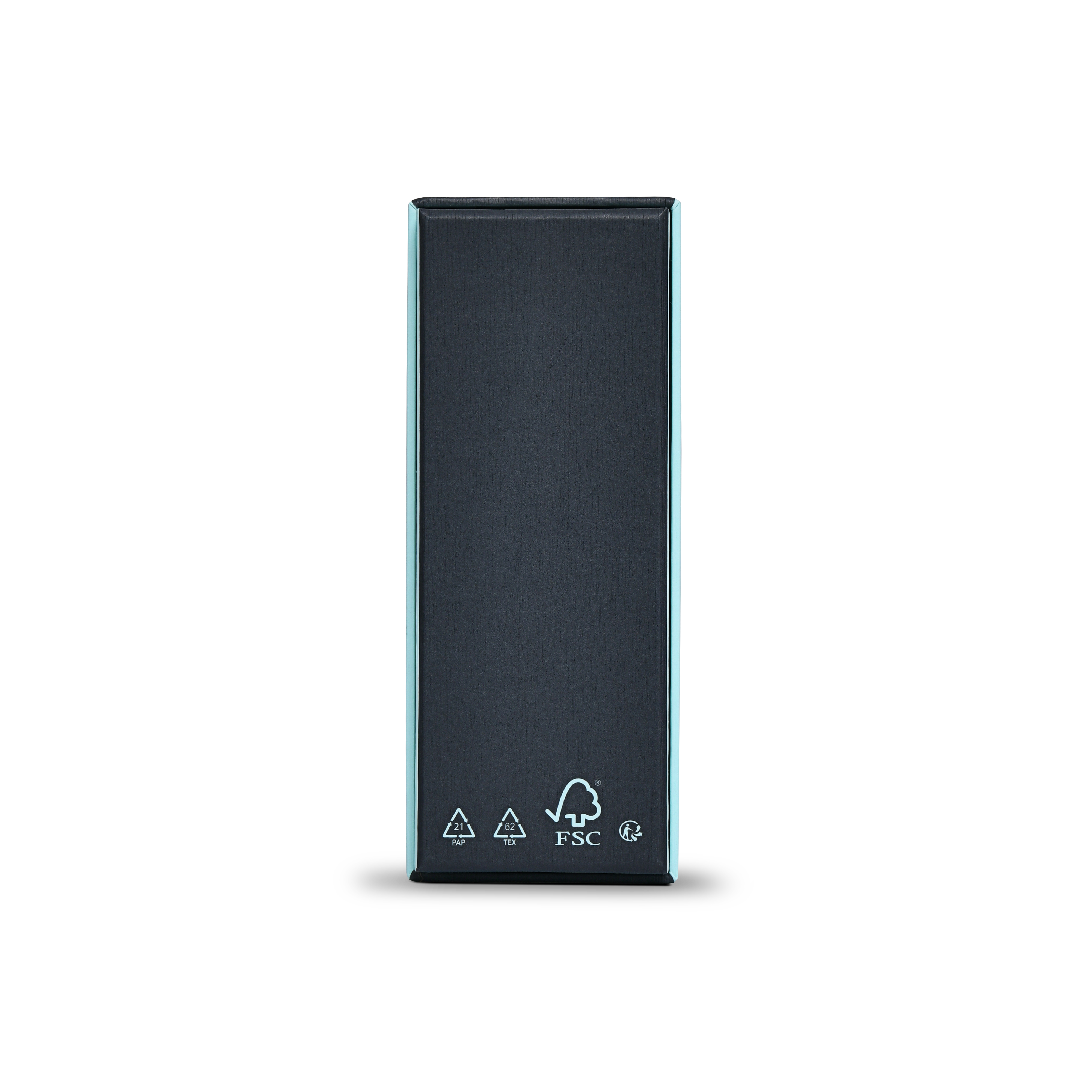 Sky Blue Blind Embossed Stripe Box Luxury Packaging