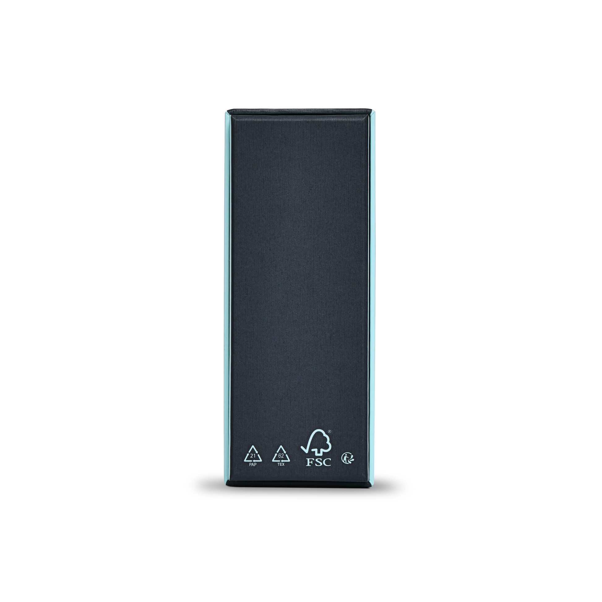 Sky Blue Blind Embossed Stripe Box Luxury Packaging