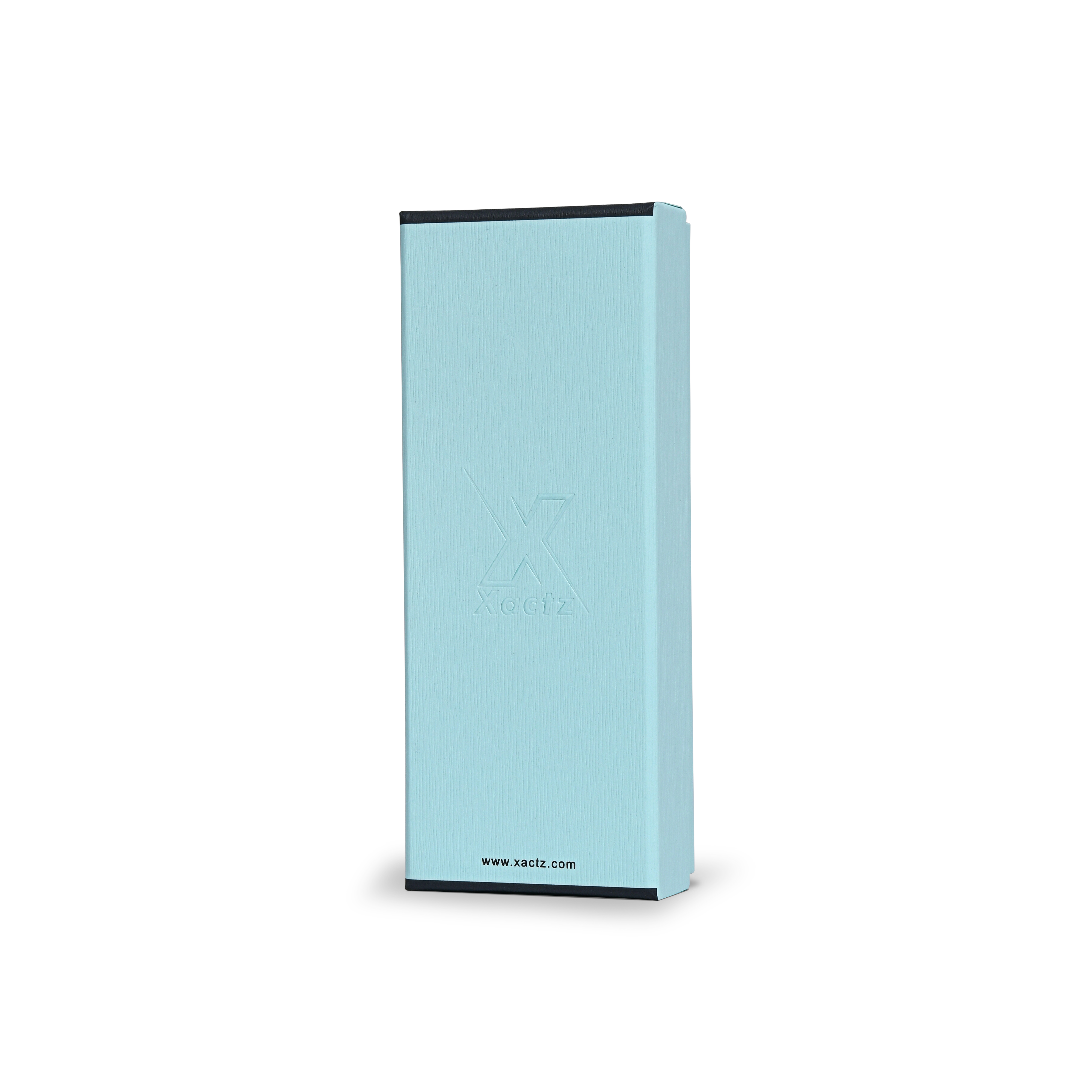 Sky Blue Lid and Base Box with Embossed Detail Premium Packaging