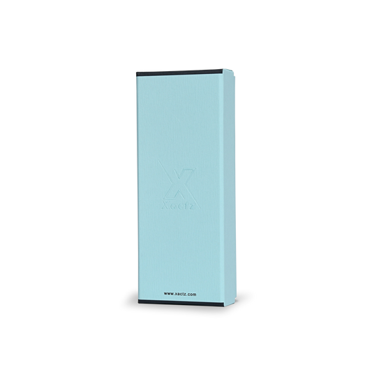 Sky Blue Lid and Base Box with Embossed Detail Premium Packaging