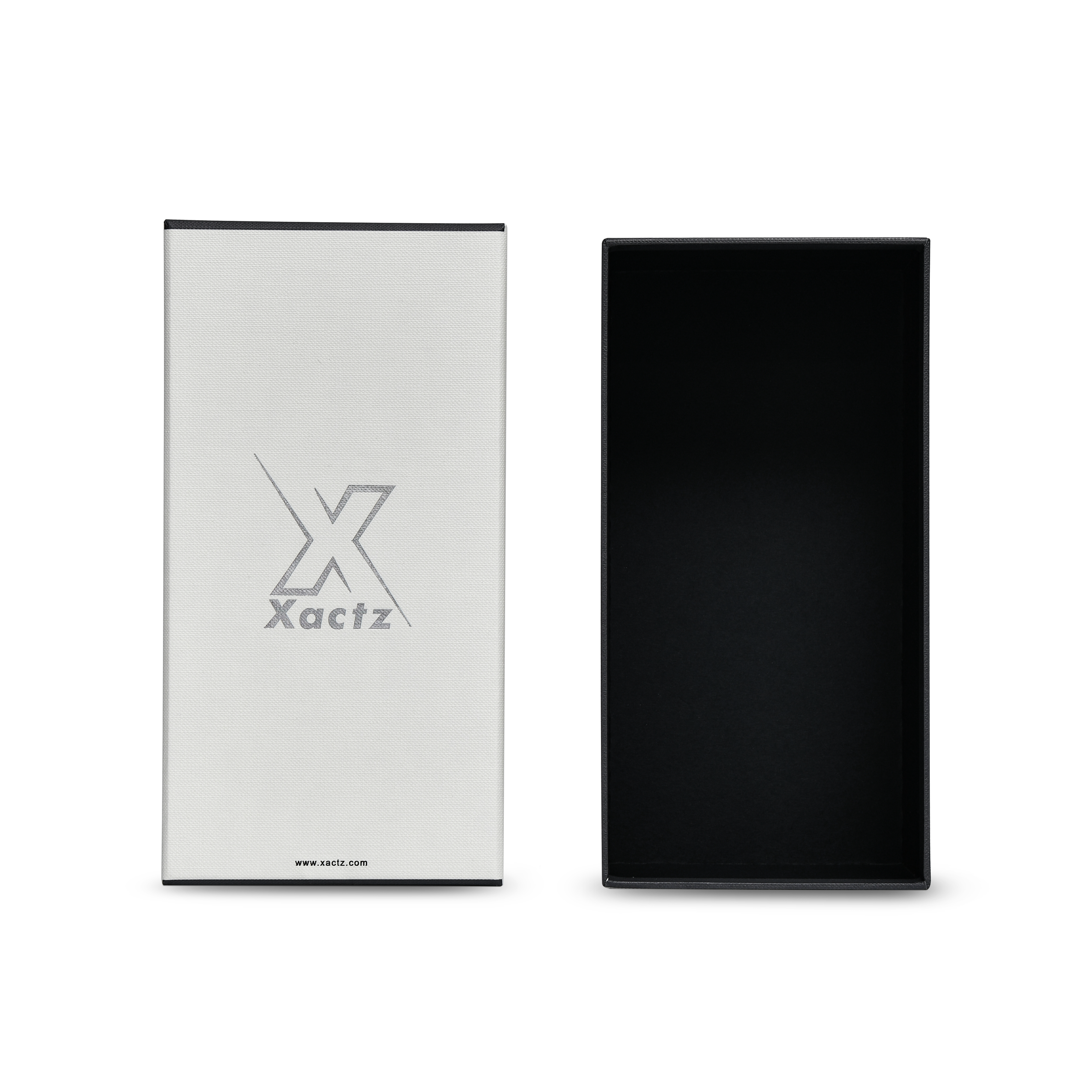 Sleek Platinum Foil Detailed Gift Box