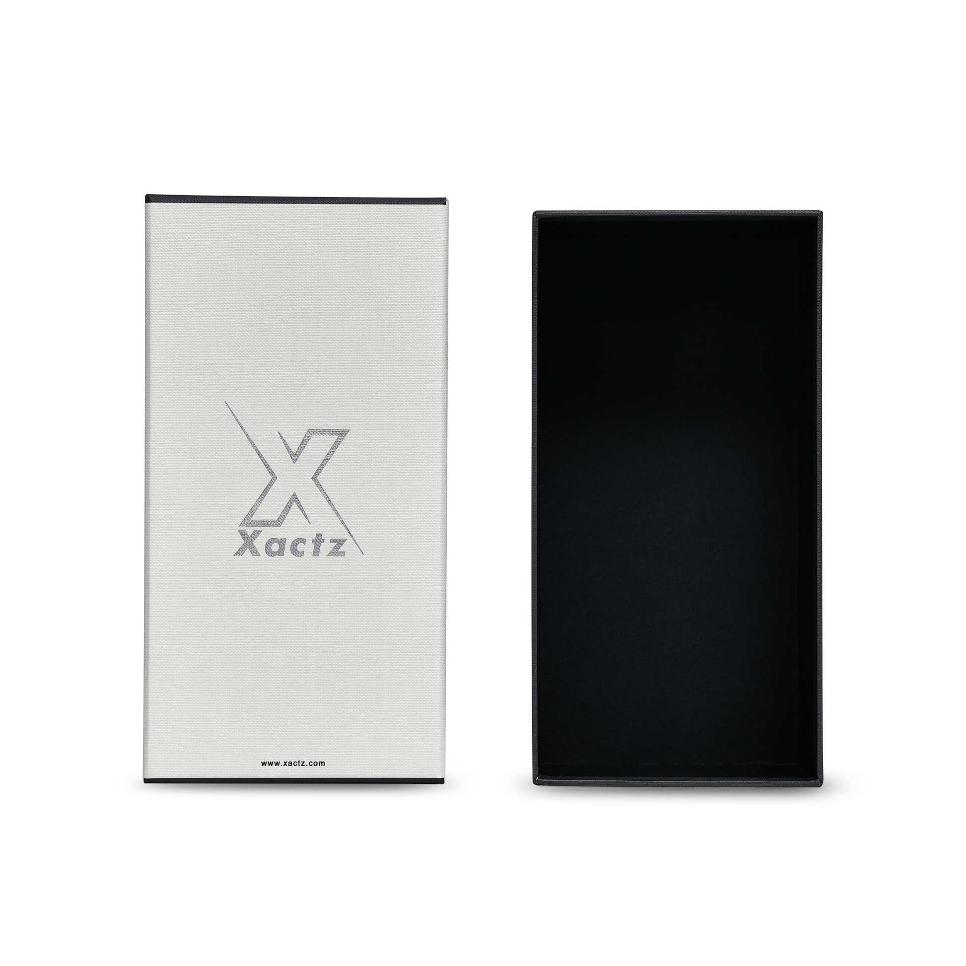 Sleek Platinum Foil Detailed Gift Box