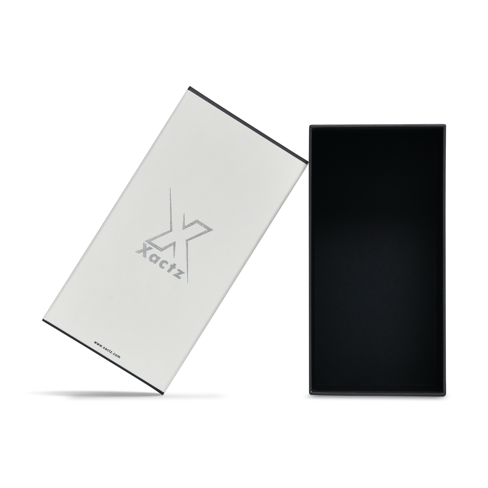 Sleek Platinum Foil Detailed Gift Box