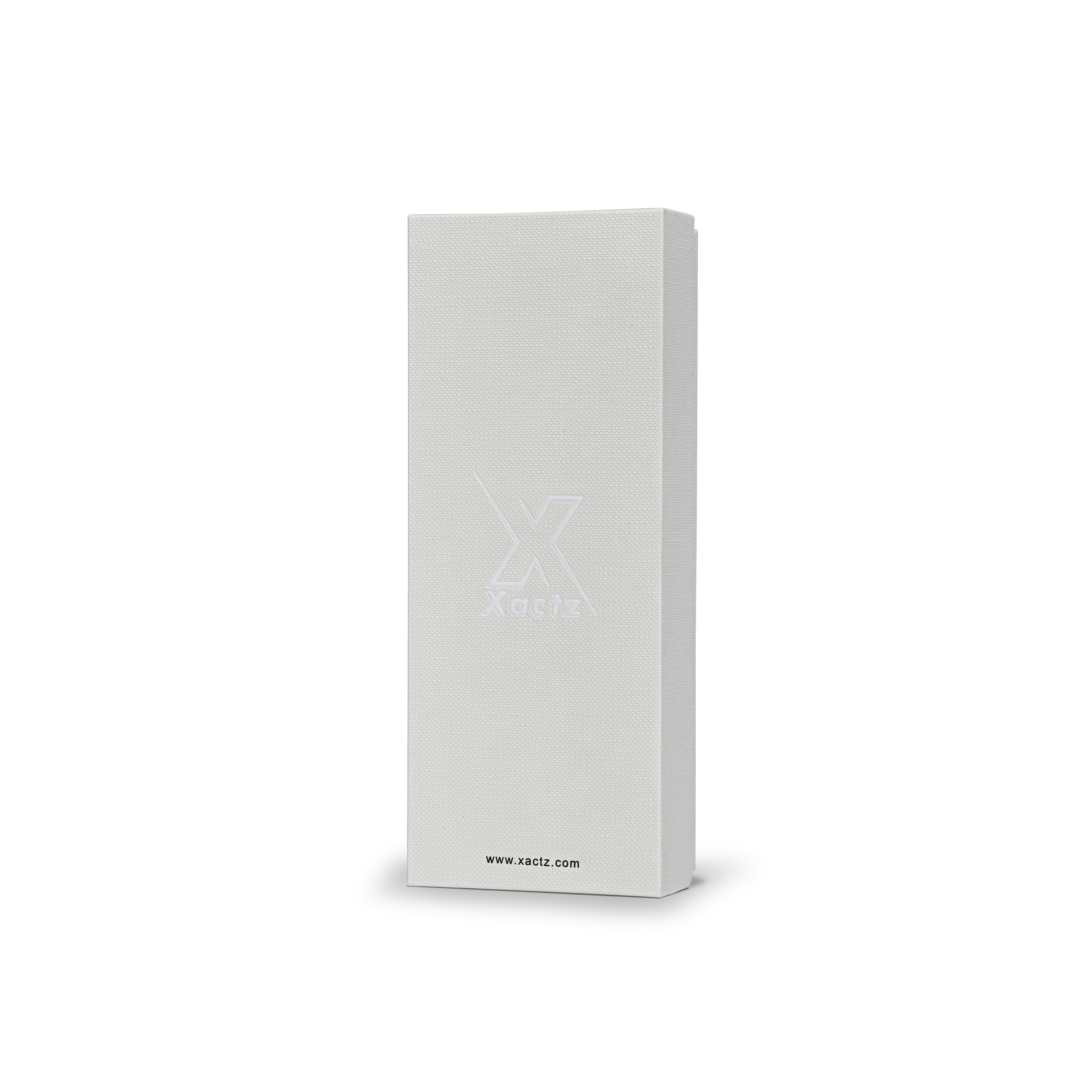 Sophisticated Off-White Box with White Gold Foil Accents Luxury Packaging