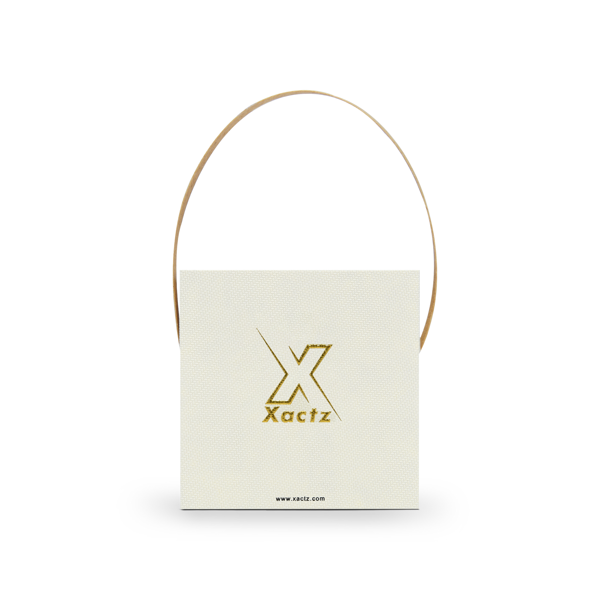 Emballage de luxe personnalisé en boîte à couvercle et base jaune blé avec poignée et doublure en satin