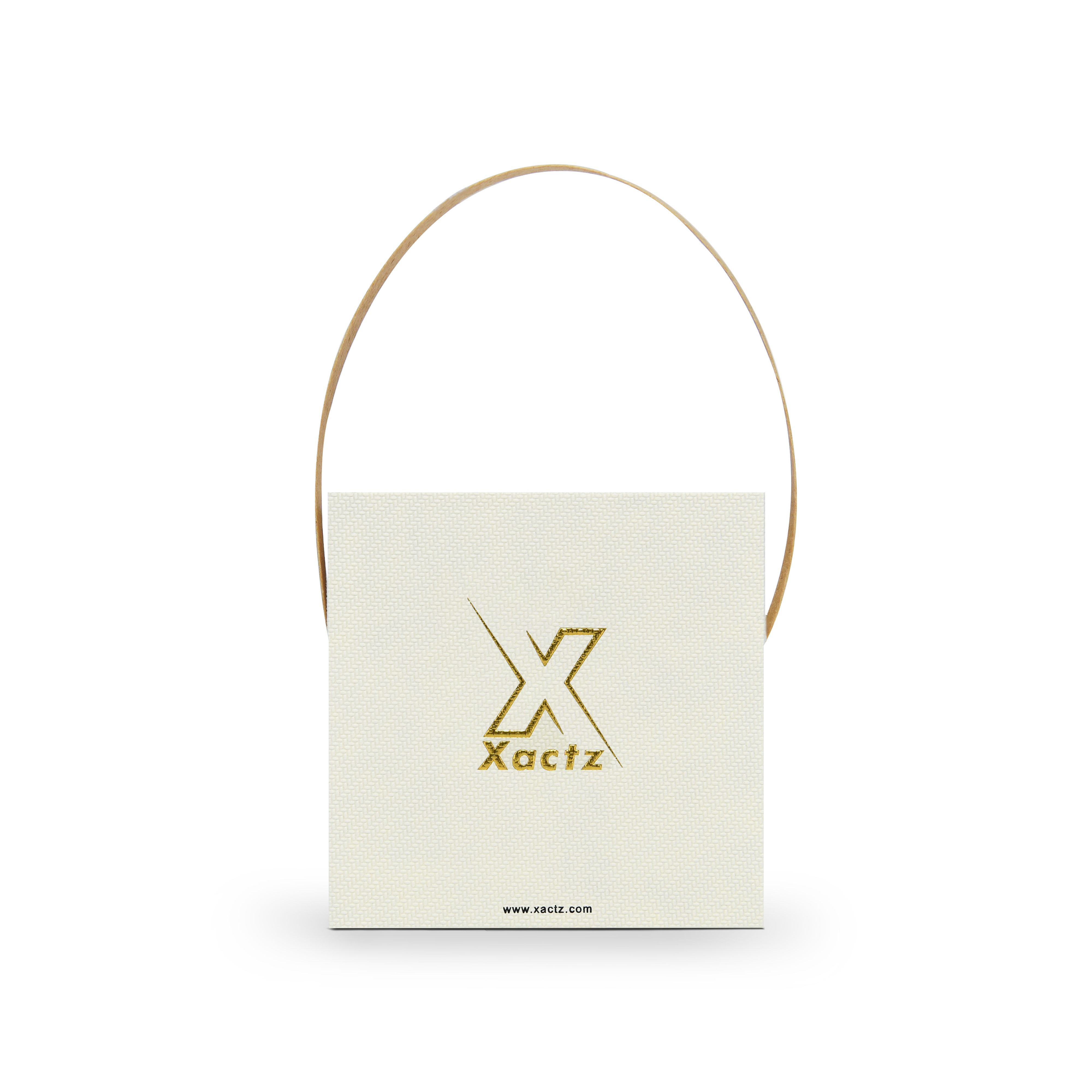 Emballage de luxe personnalisé en boîte à couvercle et base jaune blé avec poignée et doublure en satin