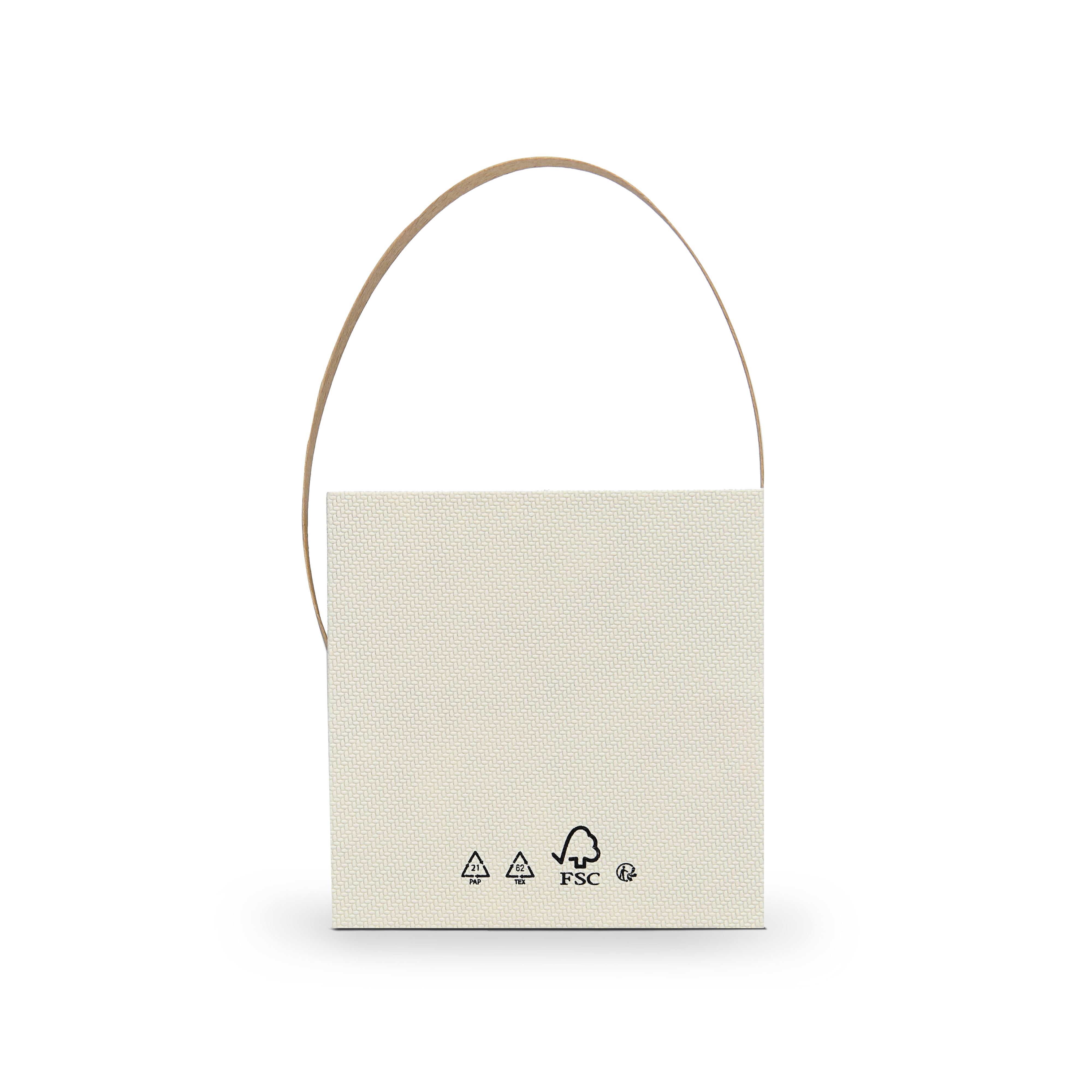 Emballage de luxe personnalisé en boîte à couvercle et base jaune blé avec poignée et doublure en satin