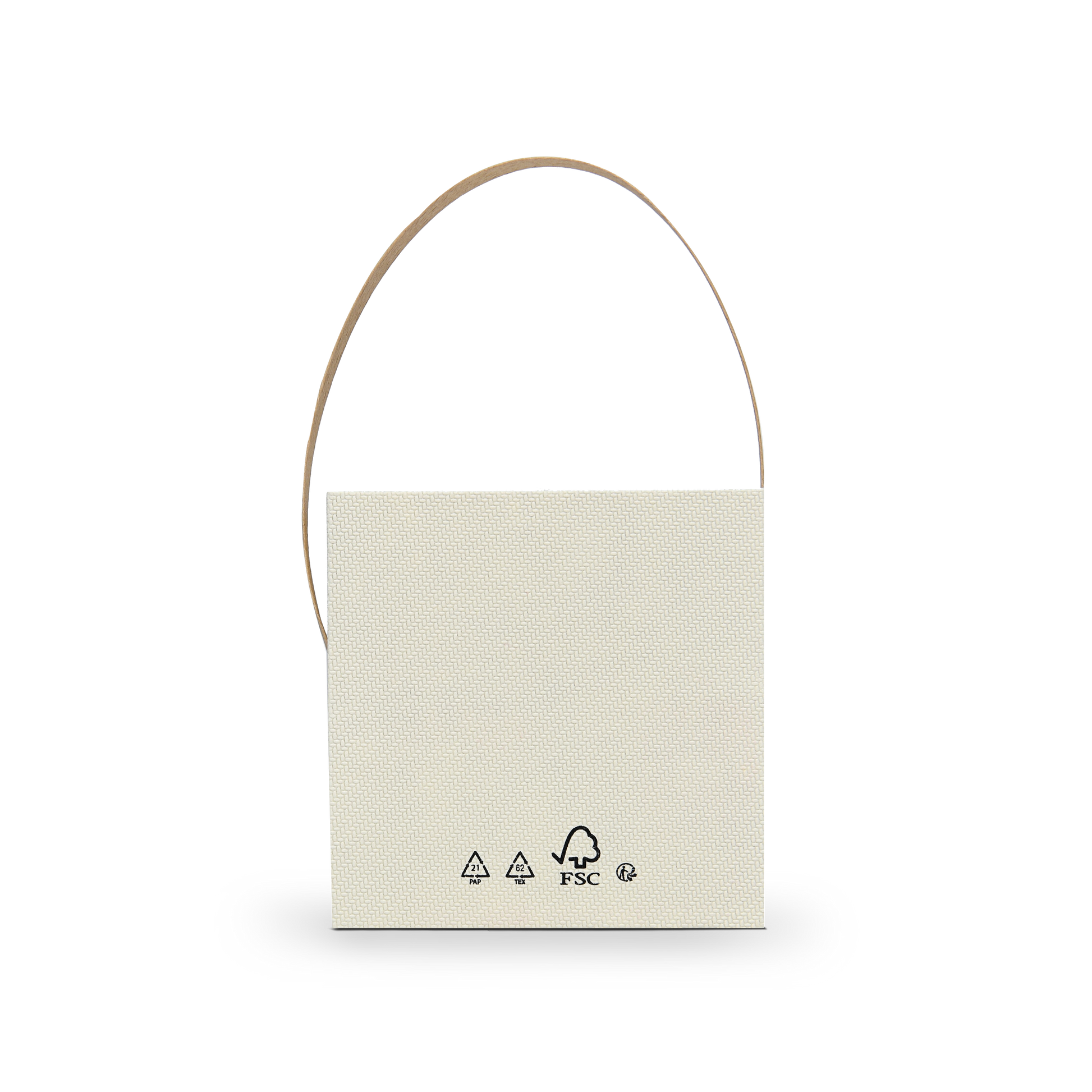 Emballage de luxe personnalisé en boîte à couvercle et base jaune blé avec poignée et doublure en satin