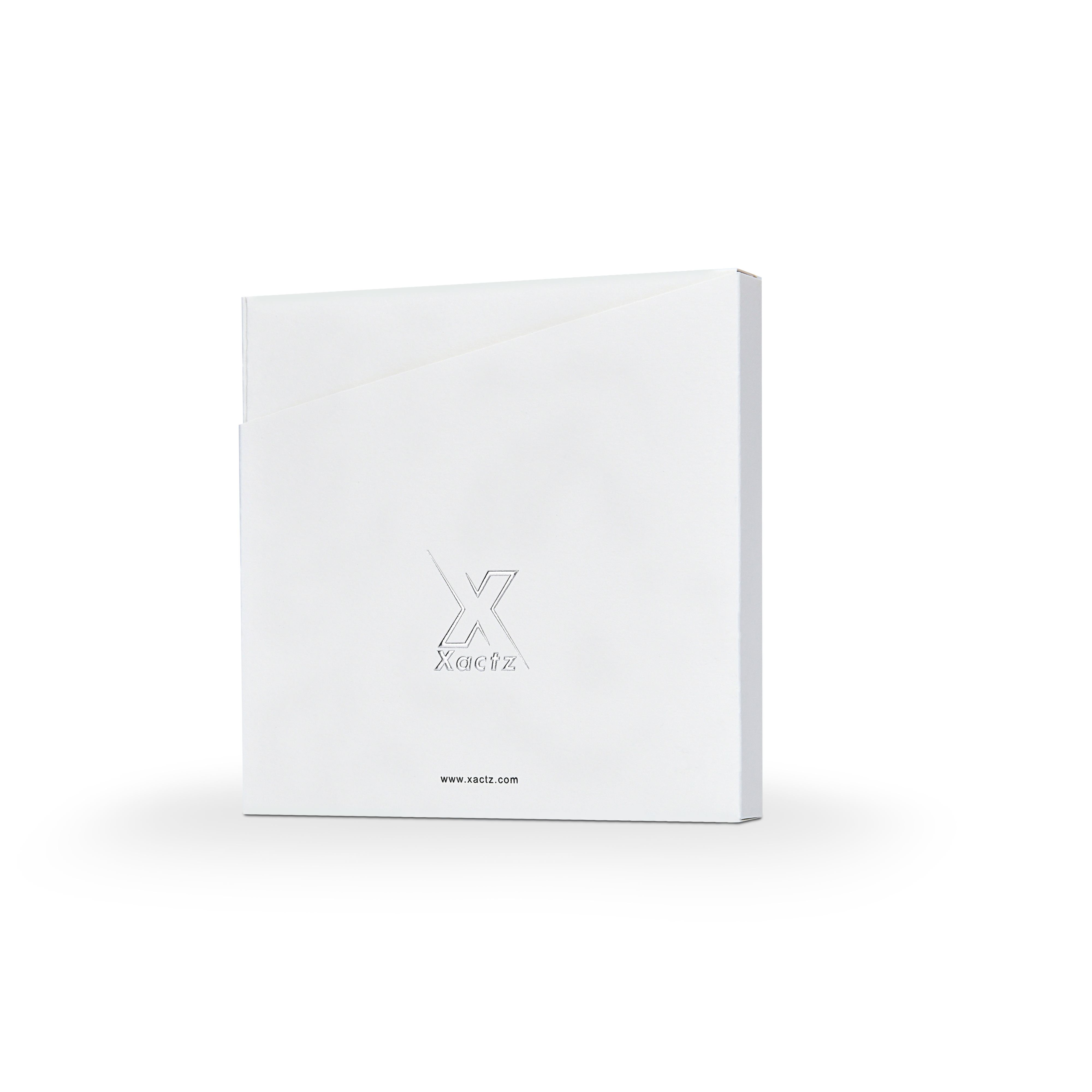 Emballage de tiroir pliable de luxe personnalisé en papier coton blanc