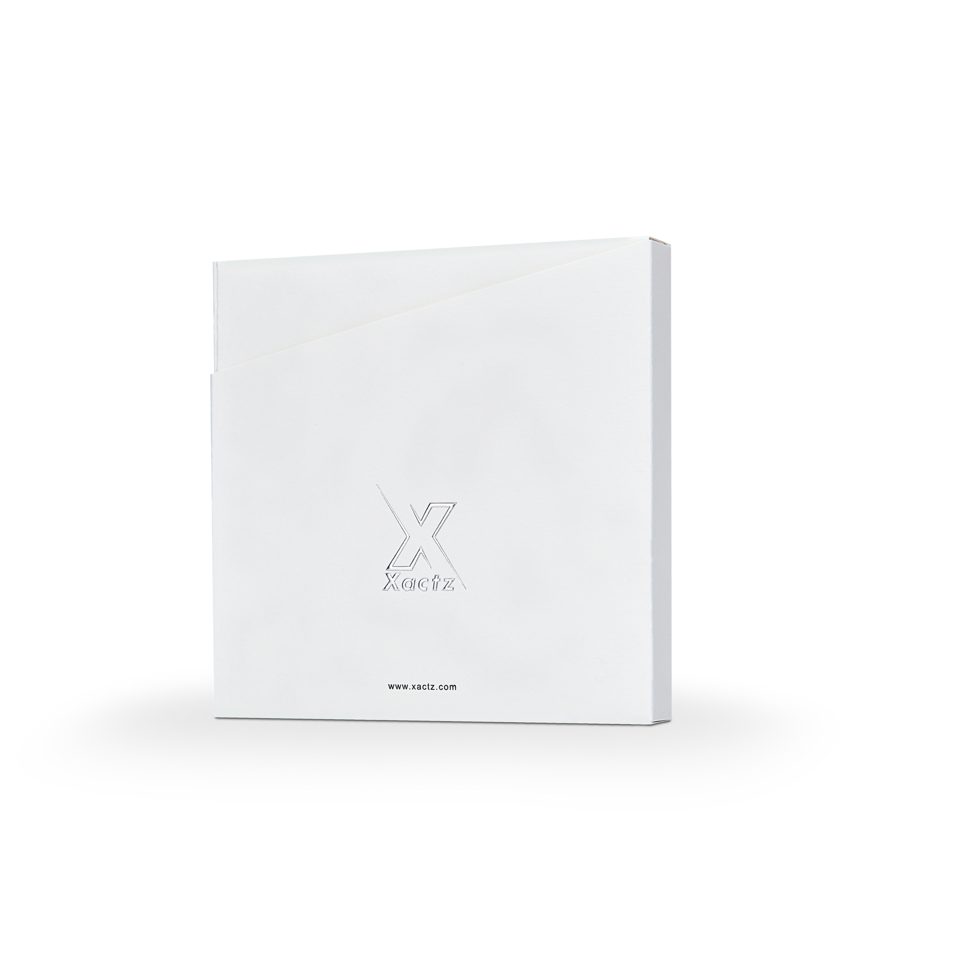 Emballage de tiroir pliable de luxe personnalisé en papier coton blanc