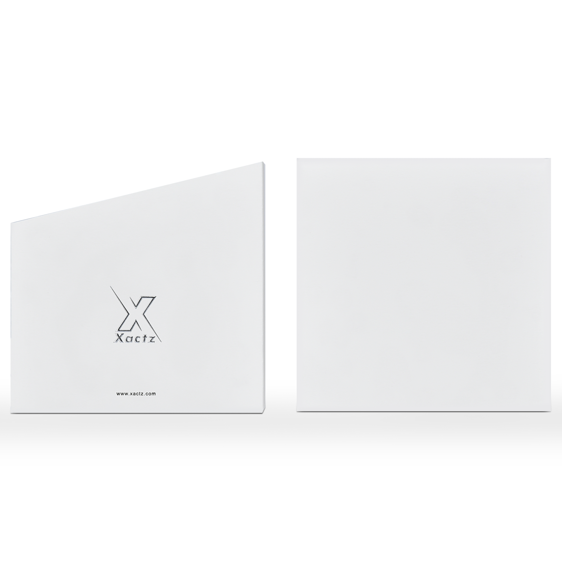 Emballage de tiroir pliable de luxe personnalisé en papier coton blanc
